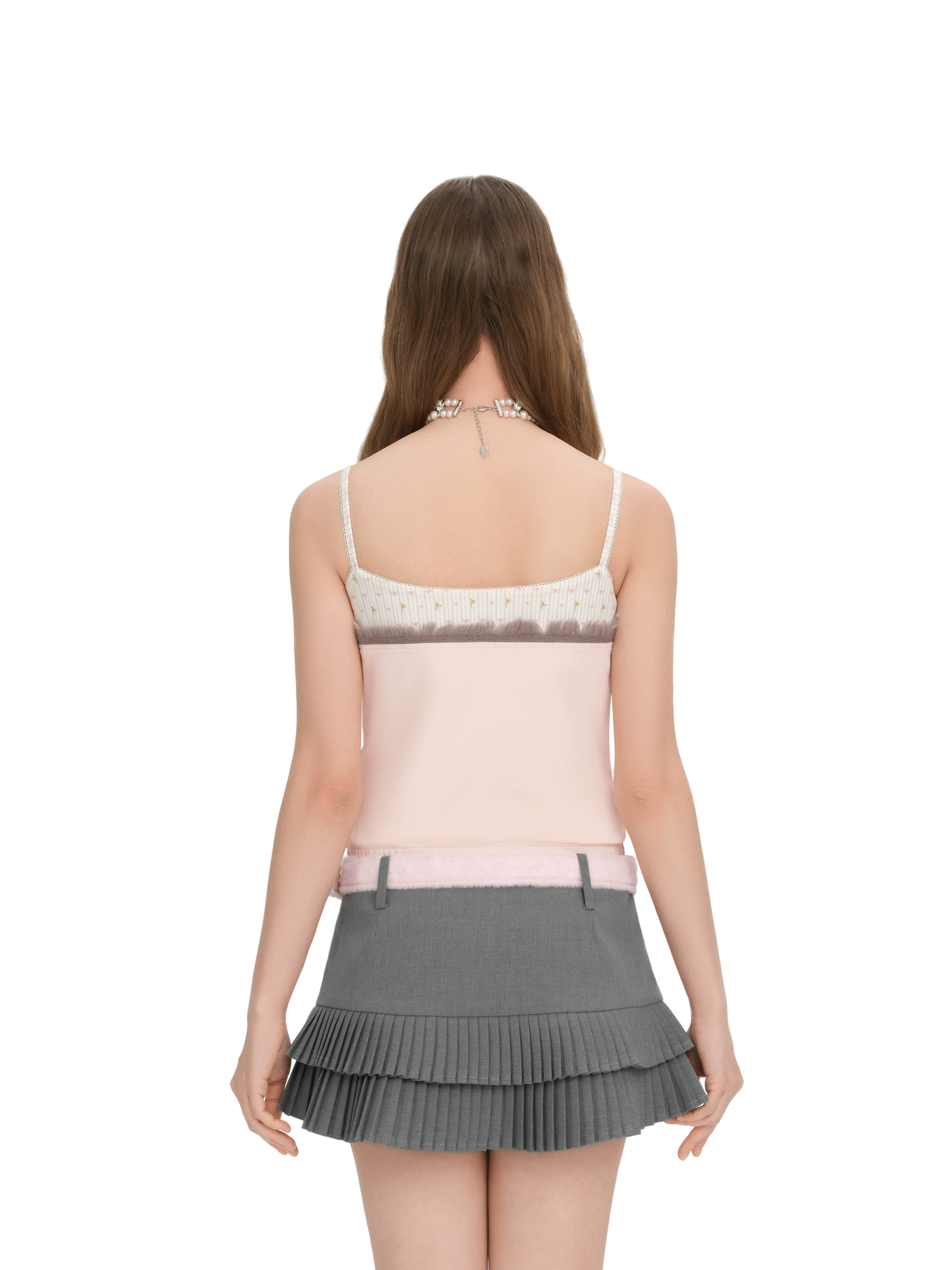 Two-Layer Tassel Camisole Vest