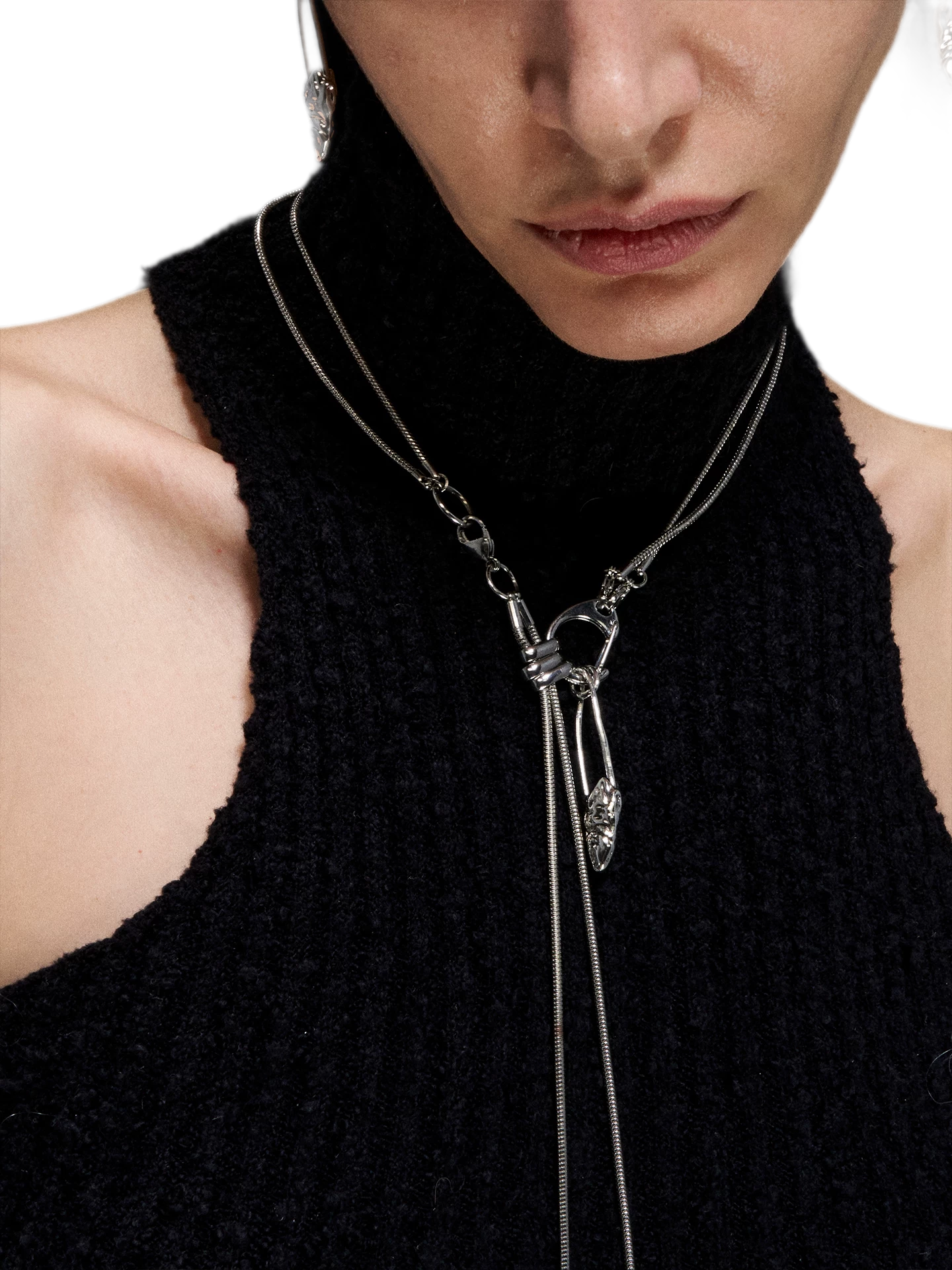 Punk Fishbone Necklace