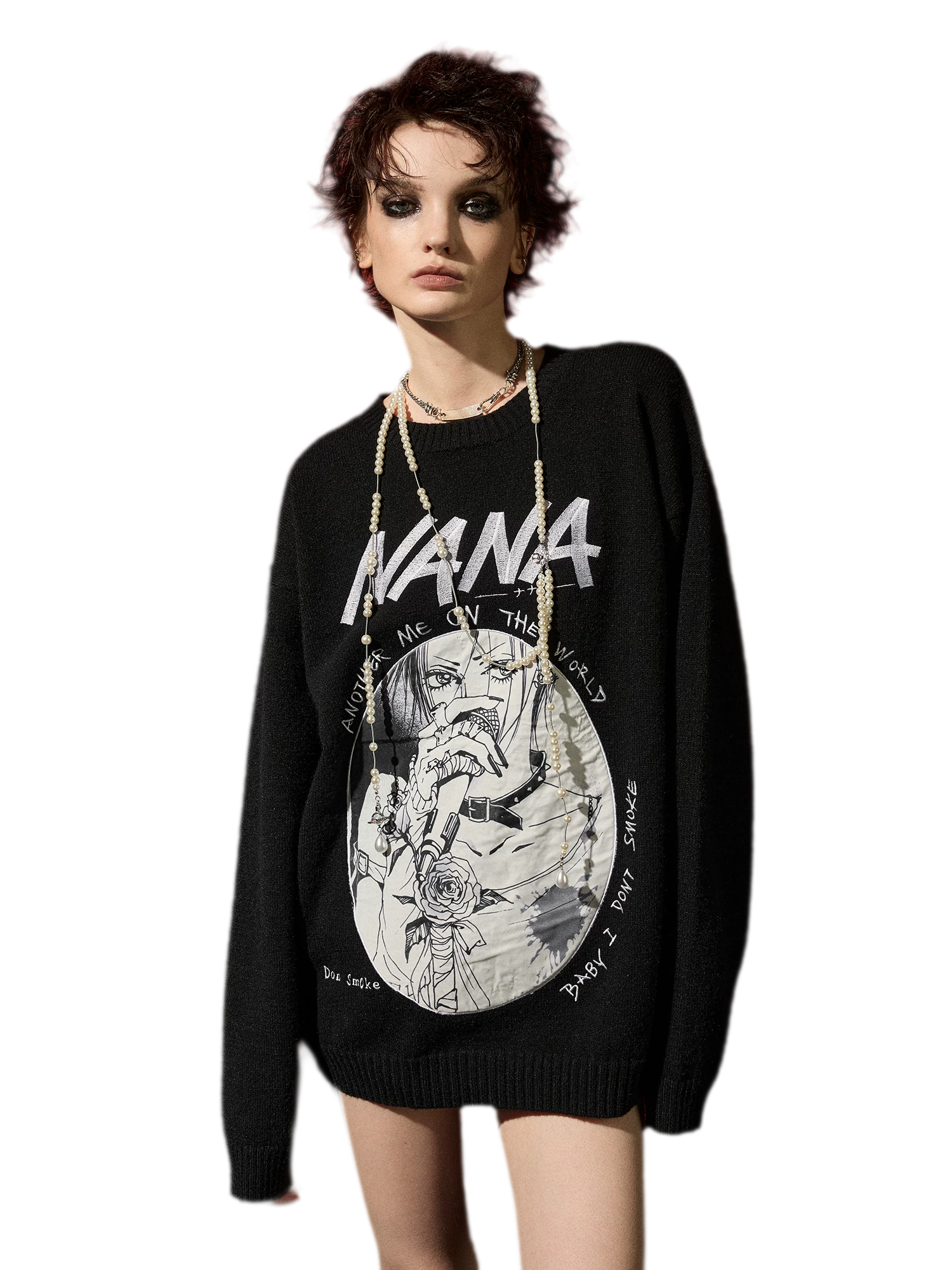 DSM X NANA Appliqué Crewneck Sweater