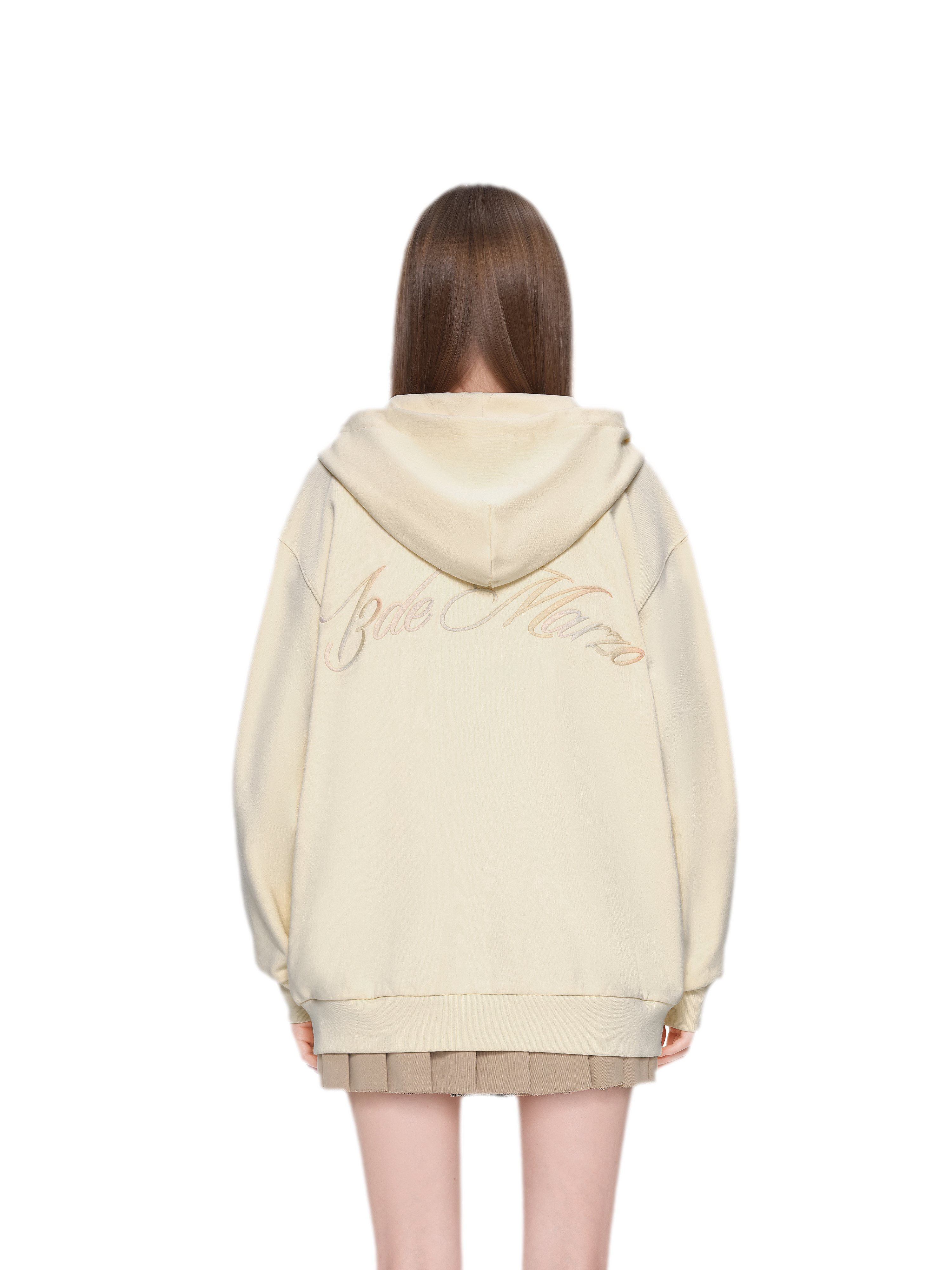 Bear Star Embroidered Hoodie
