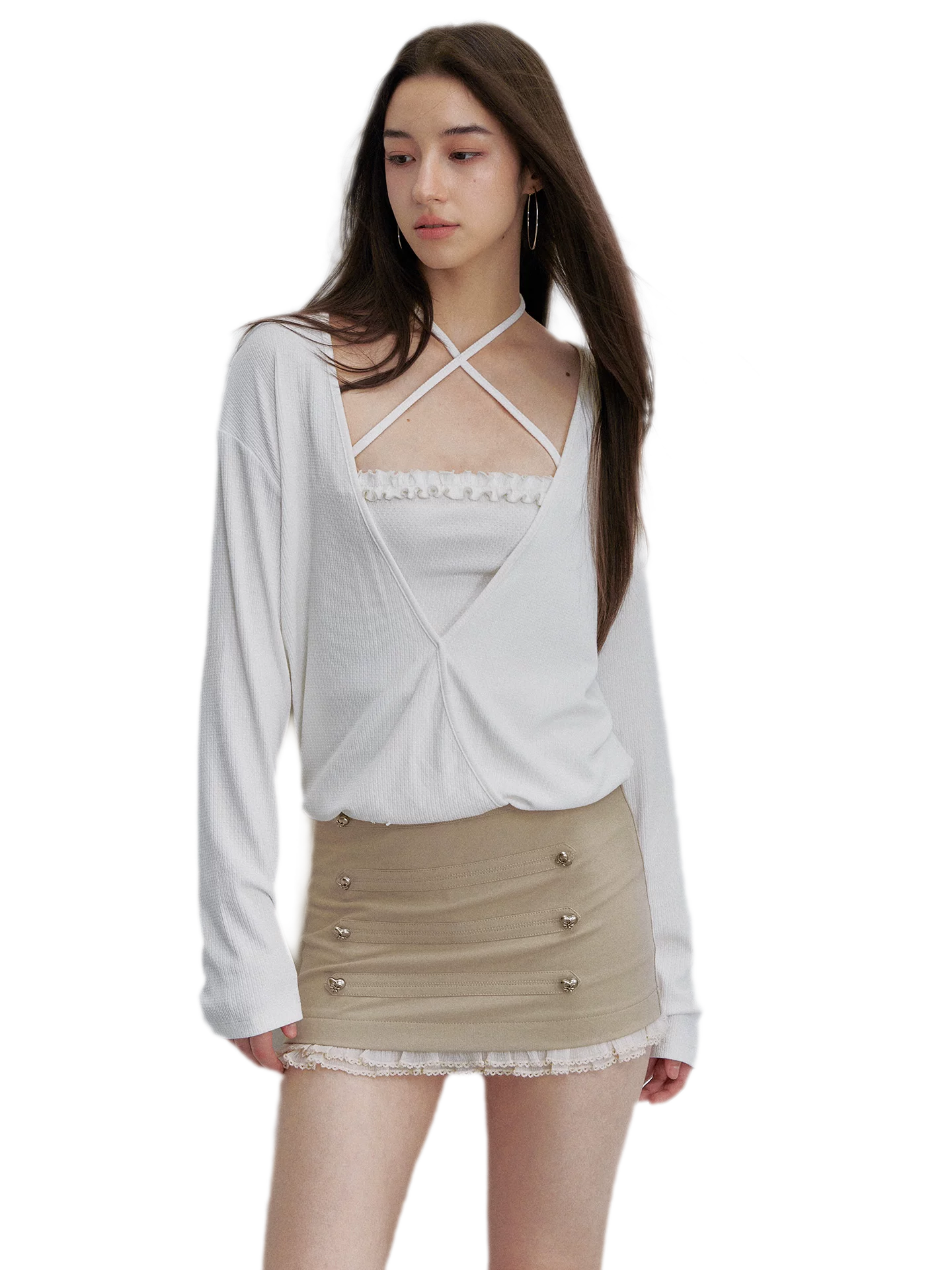 Cross Strap Bandeau Top