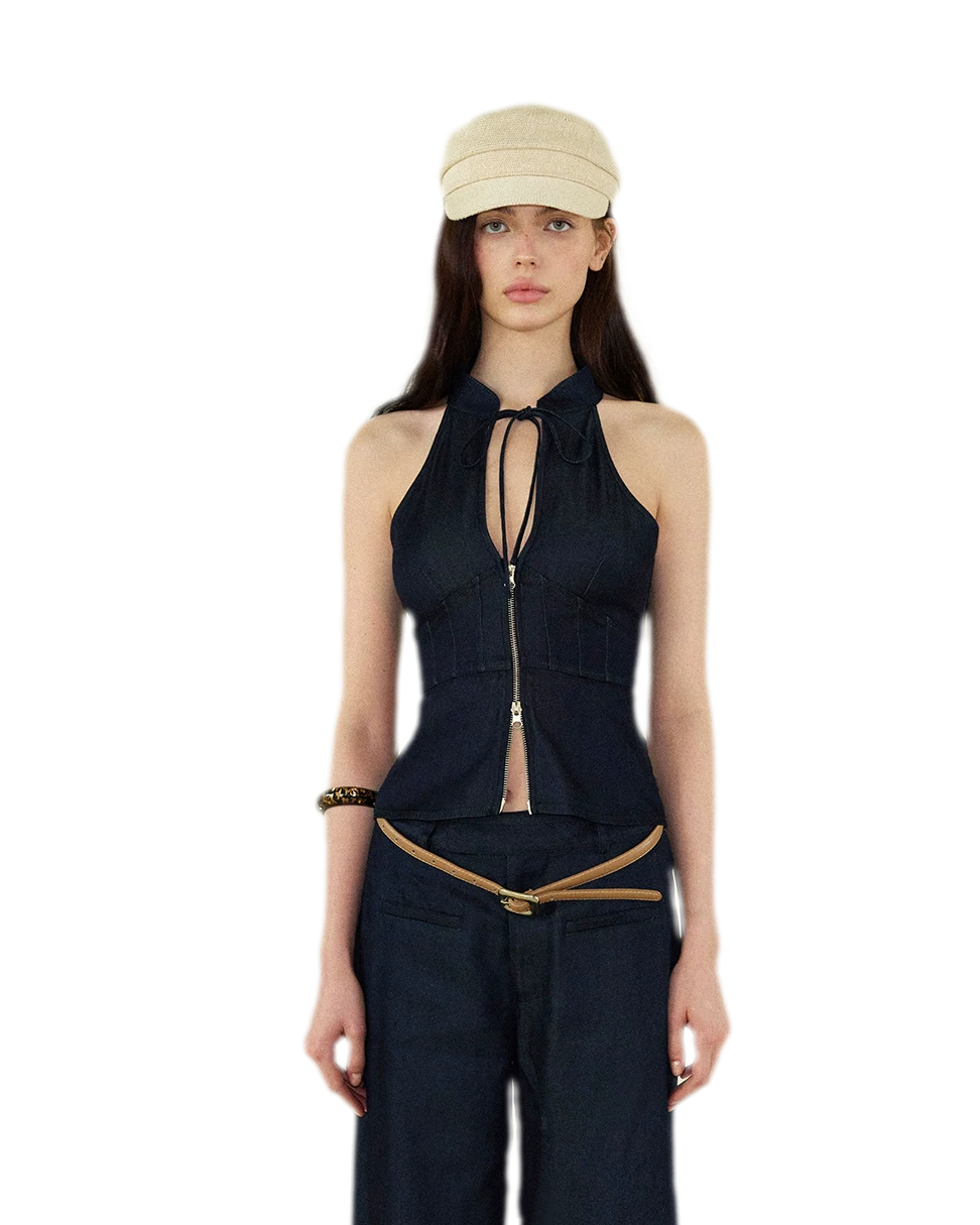 Vintage Sleeveless Slim Camisole