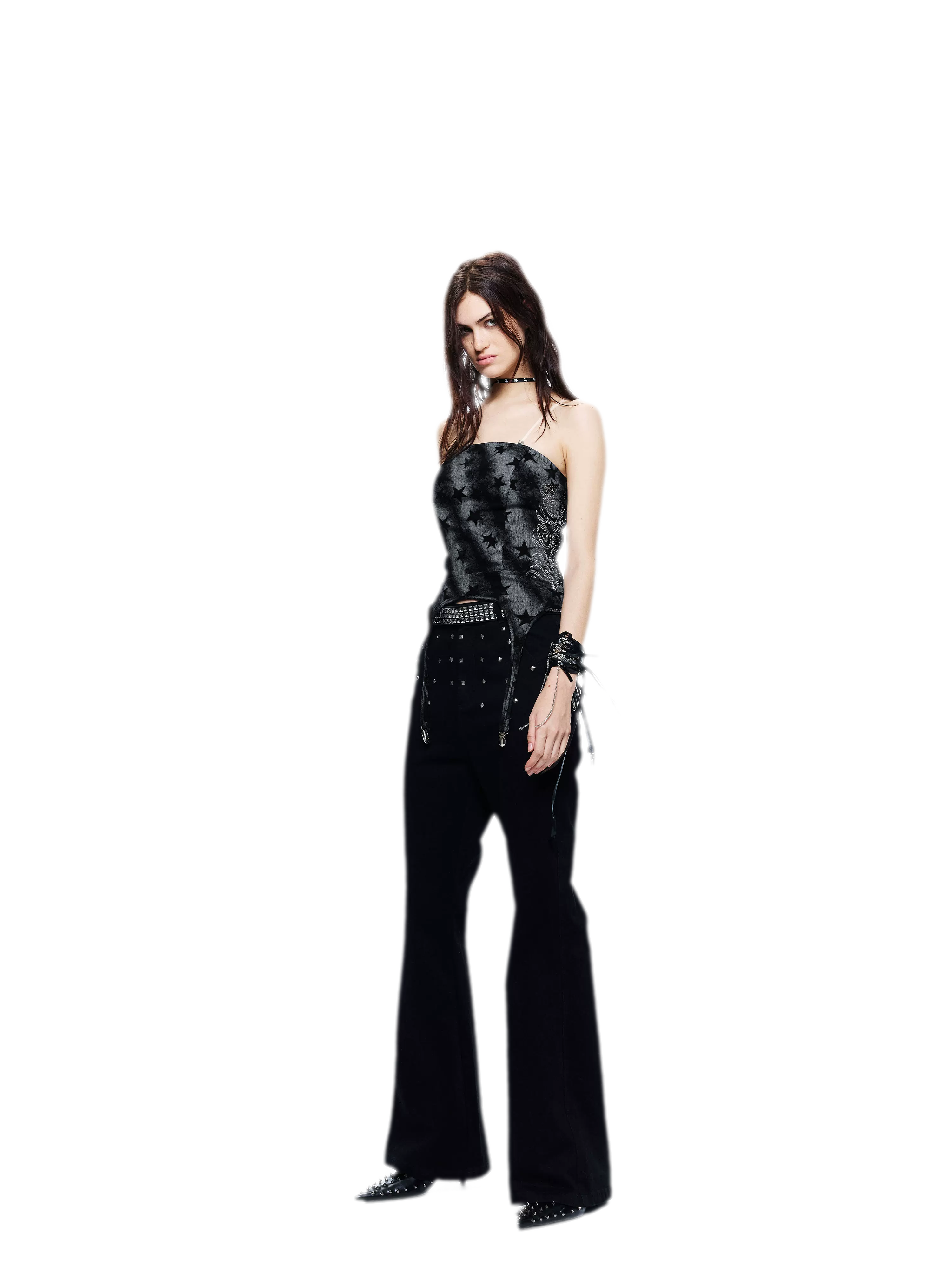 Rhinestone Halter Camisole
