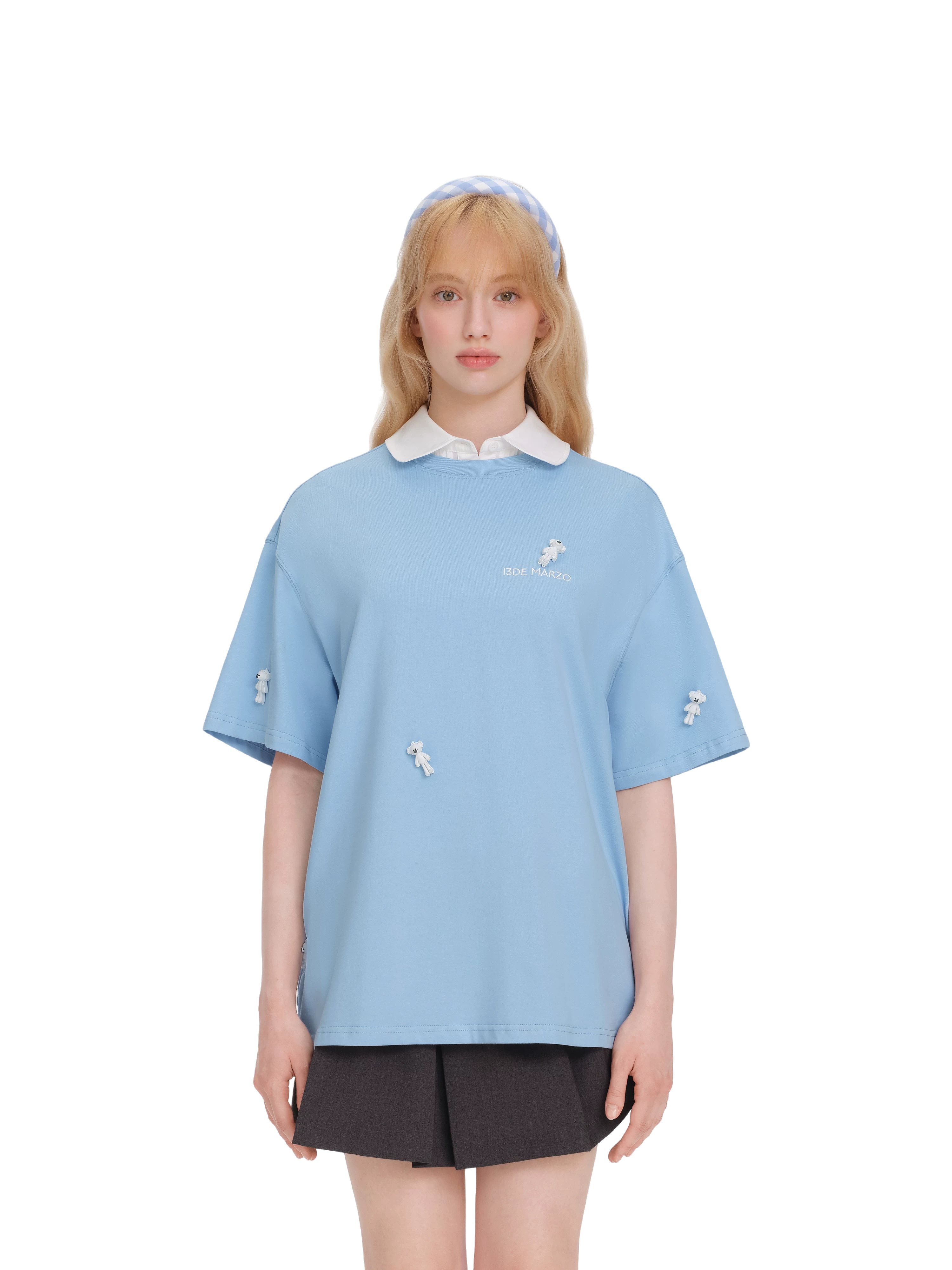 Unisex 2026 Spring/Summer Plush Bear T-Shirt