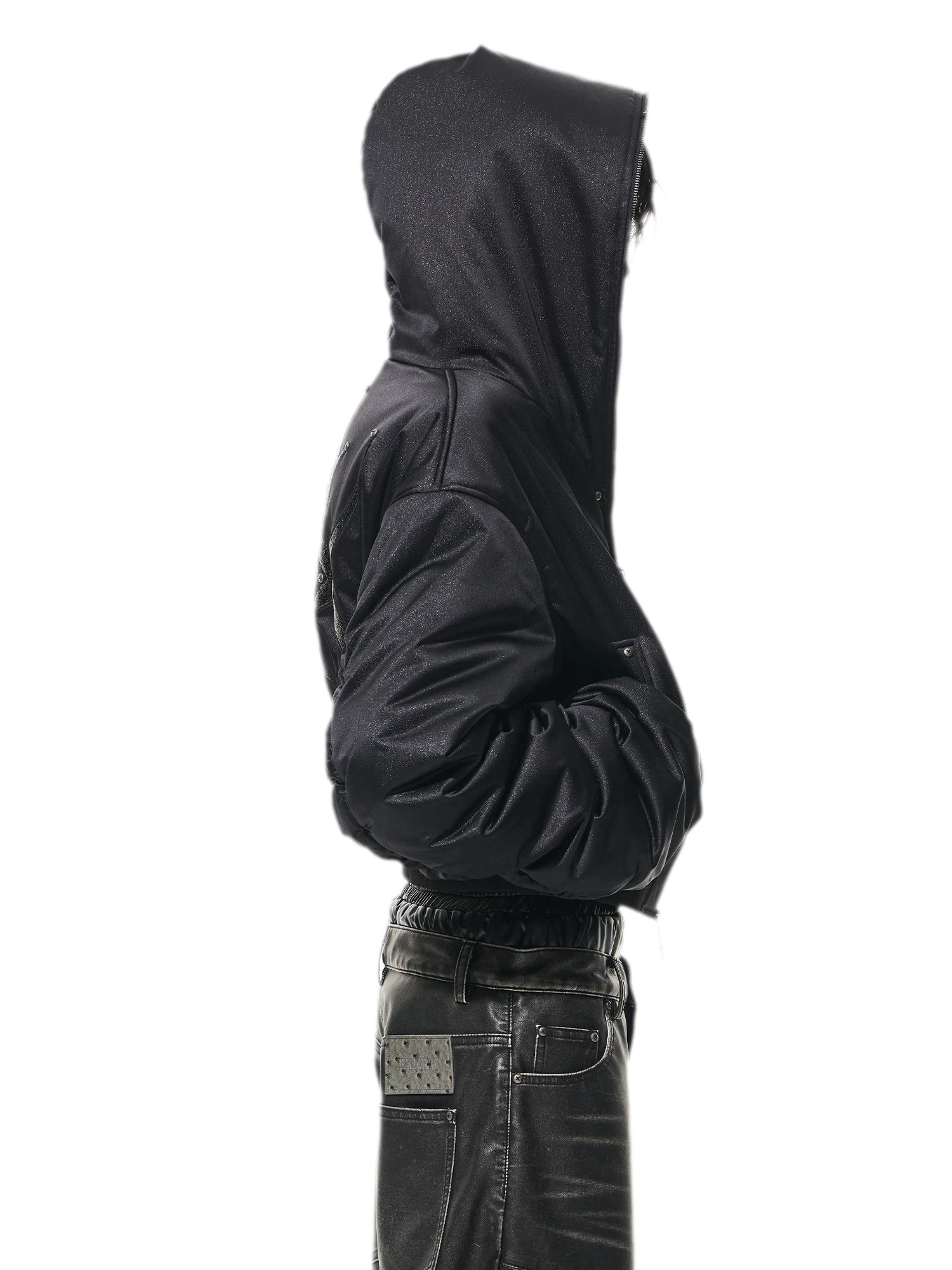 Embellished Hooded Cotton Jacket