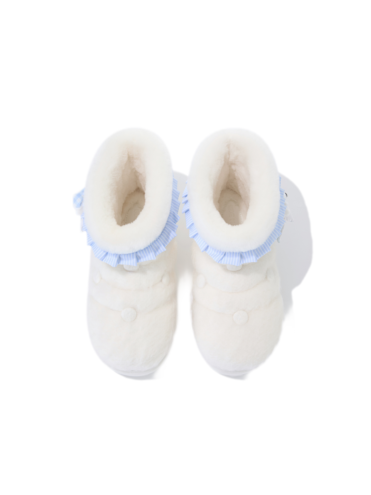 Plush Trim Platform Snow Boots