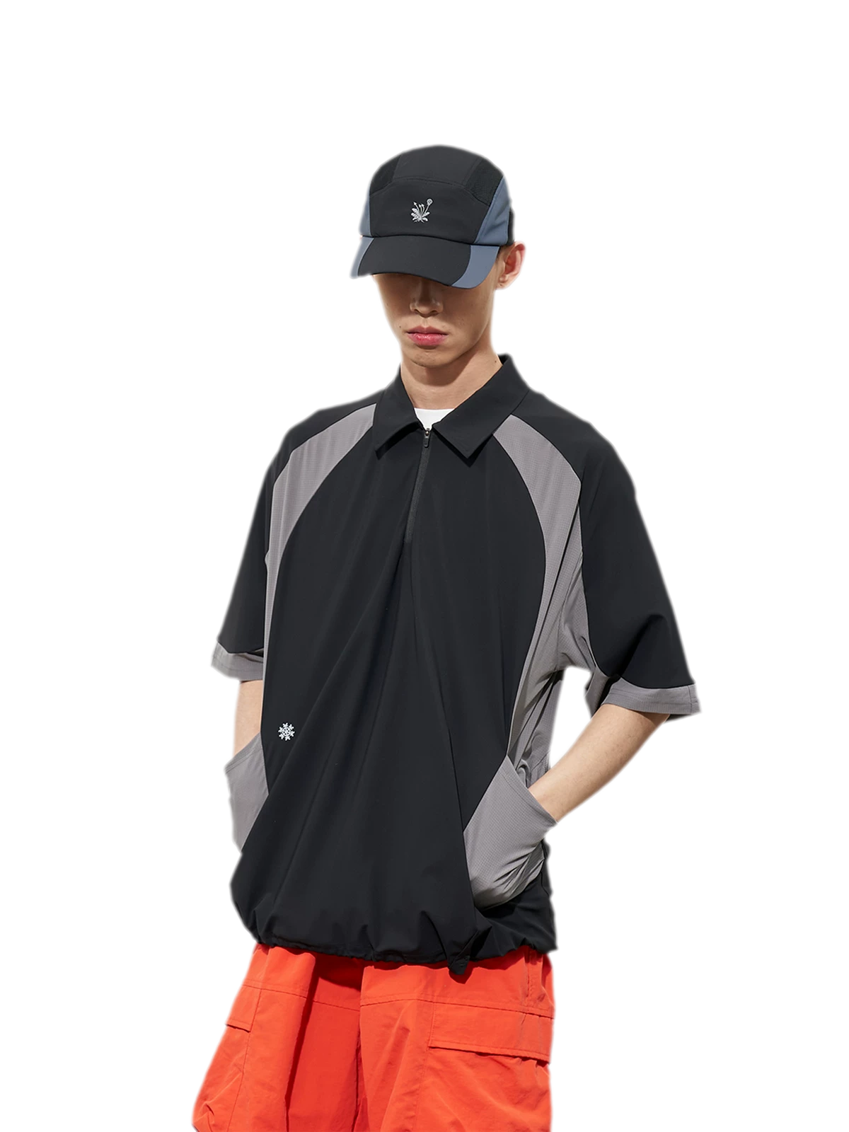 Textured Quick-Dry Polo Shirt
