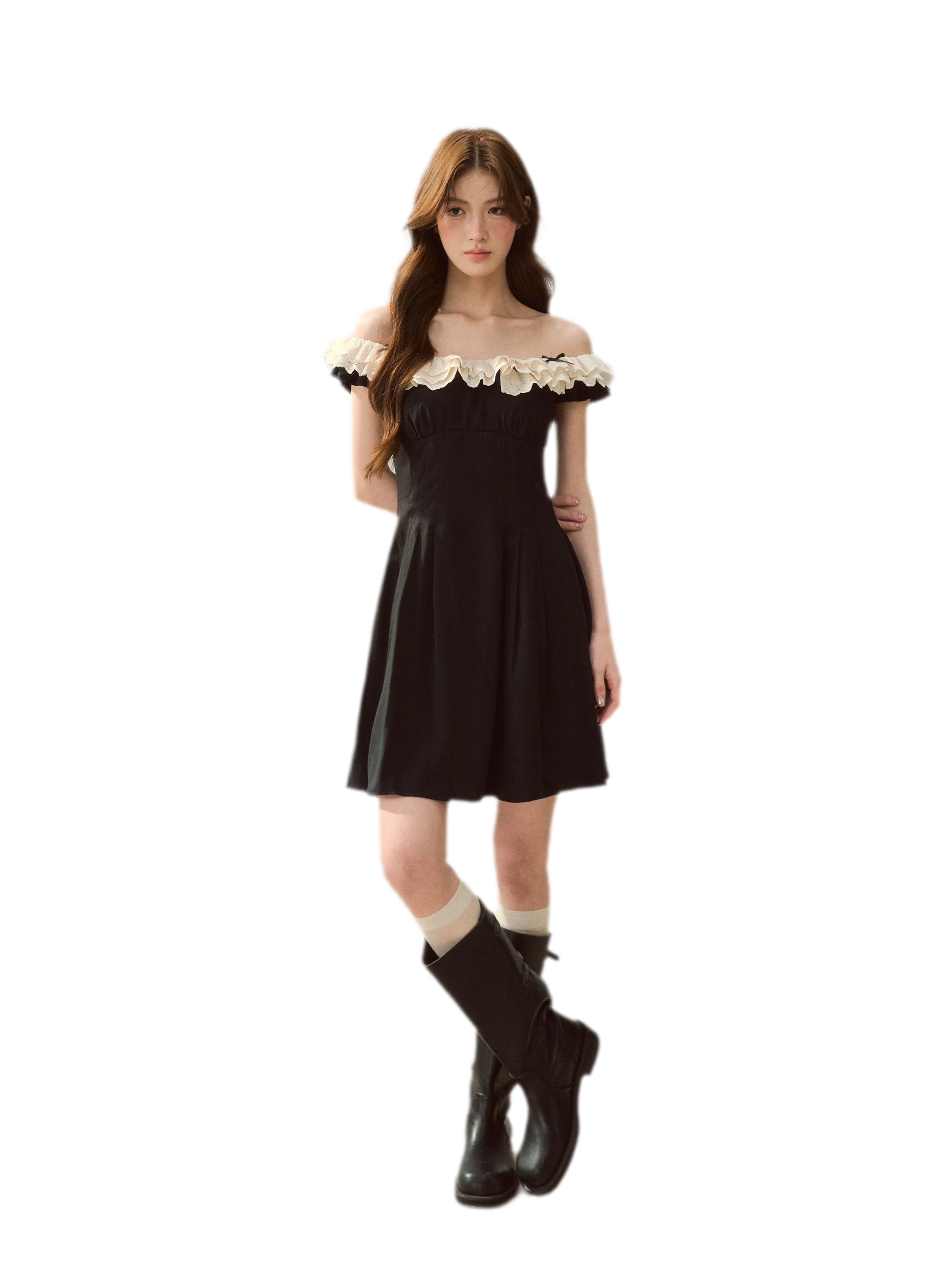 Lace Off-Shoulder Dress