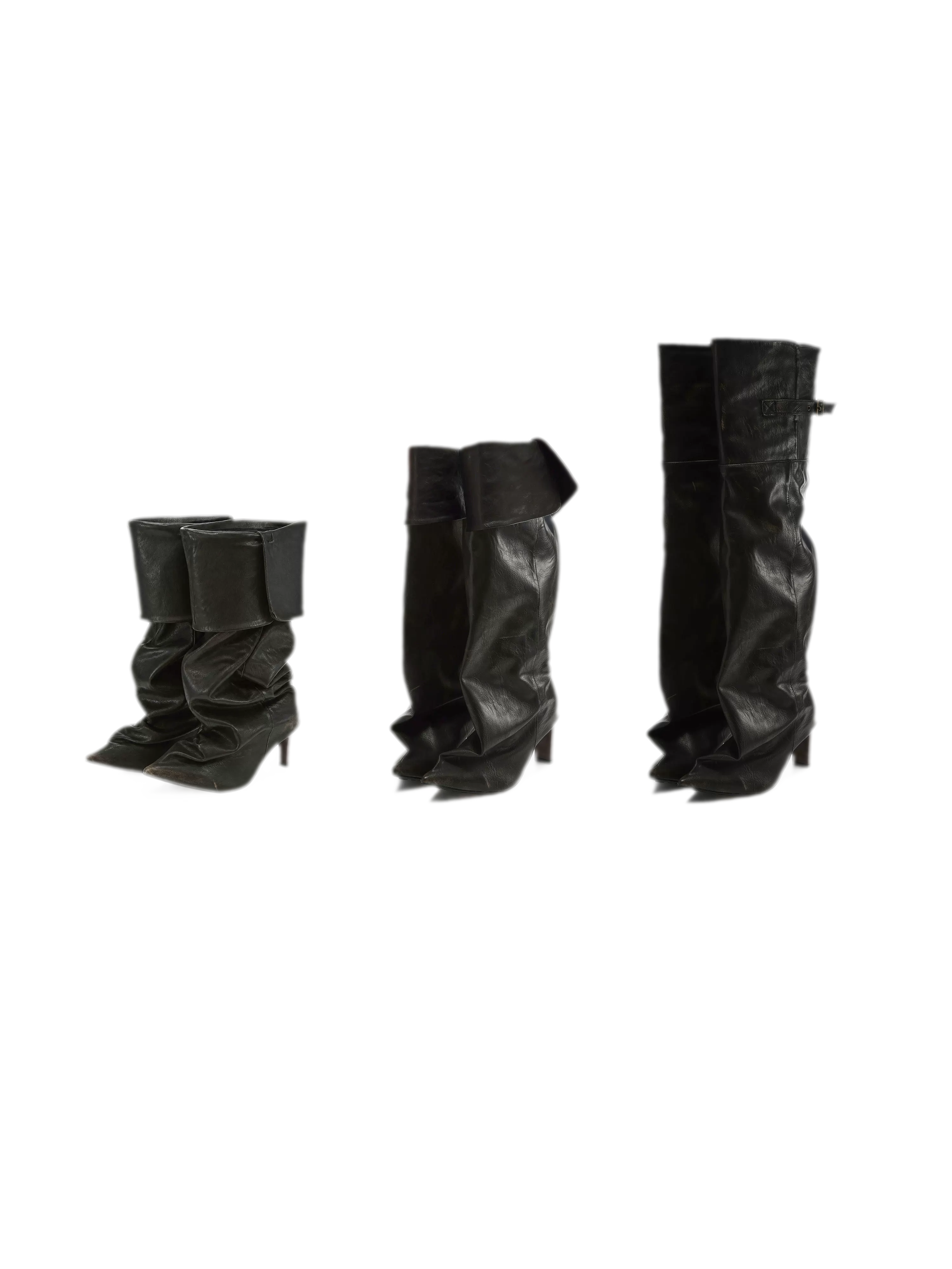 Pointed Toe Slouch Boots