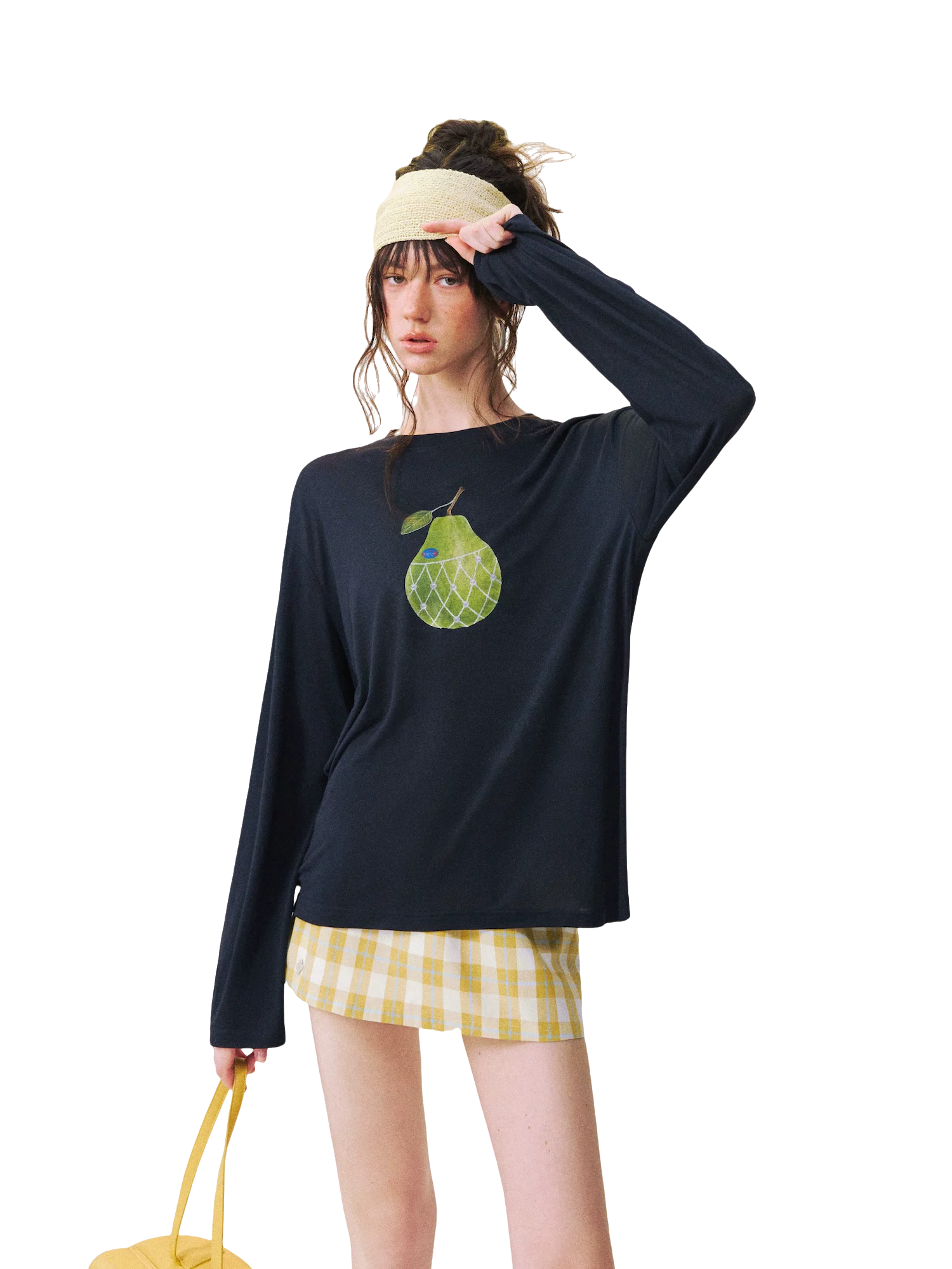 Large Pear Long Sleeve T-shirt