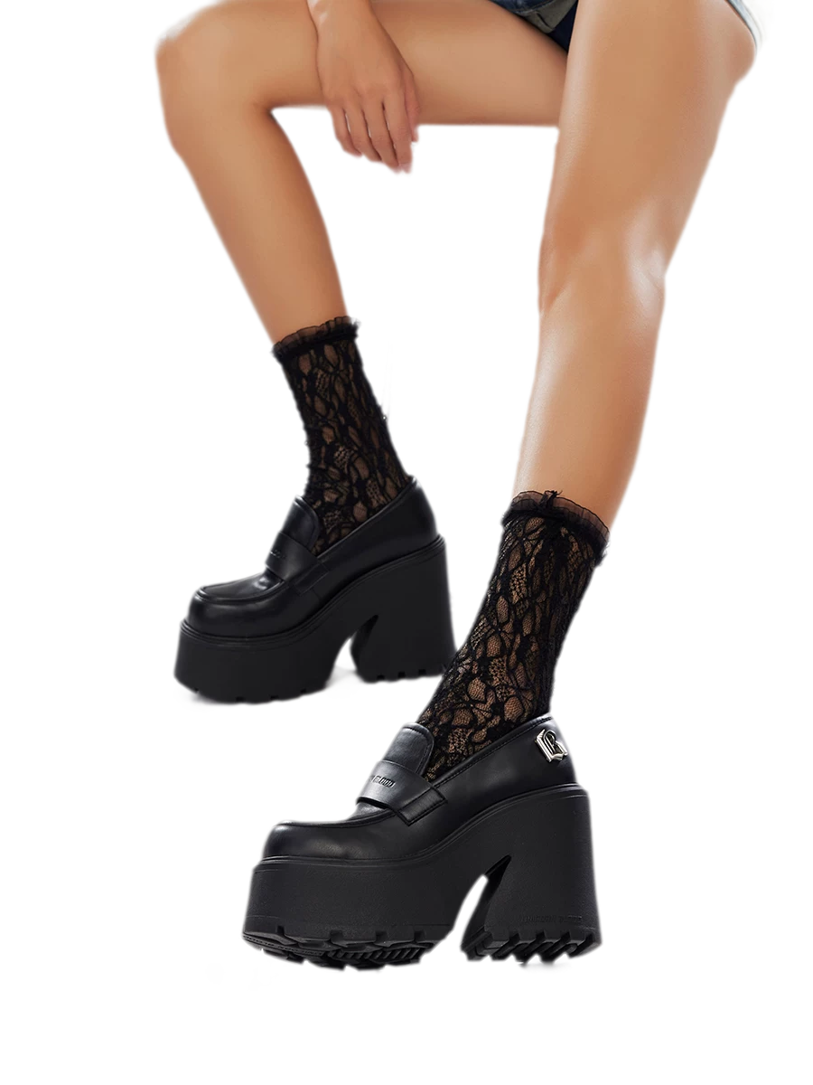 Chunky Platform Slip-On Loafers