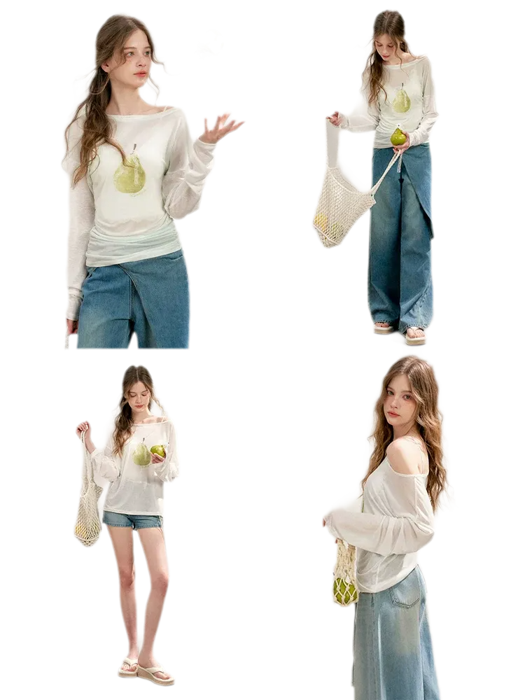 Sheer Tencel Sun Shirt