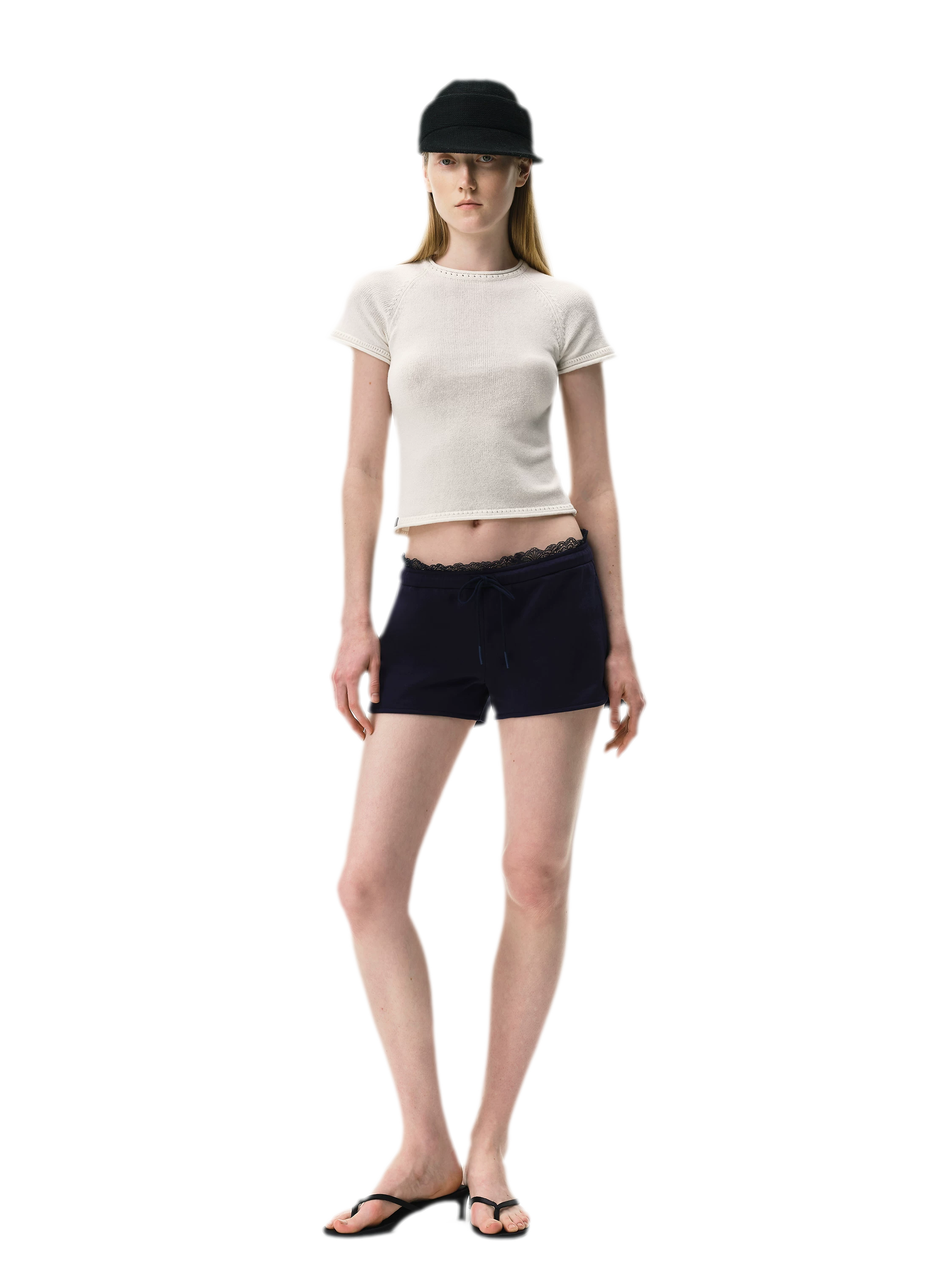 Lace Waist Shorts