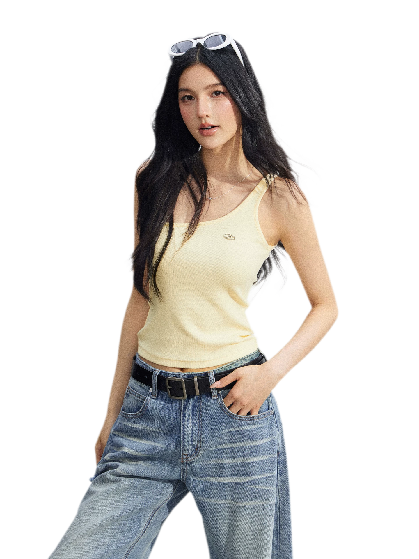 Layered One-Shoulder Top
