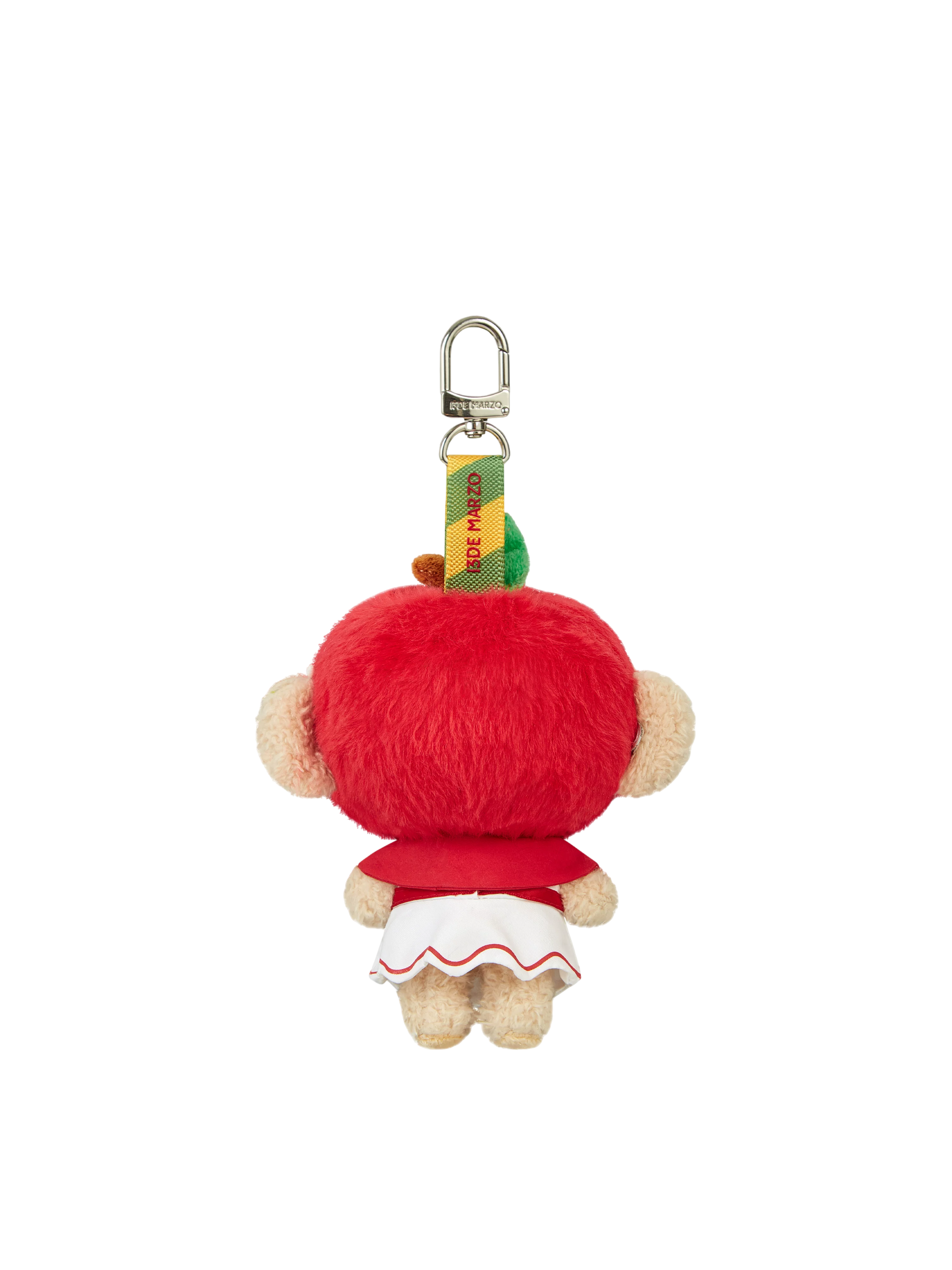Plush Apple Keychain