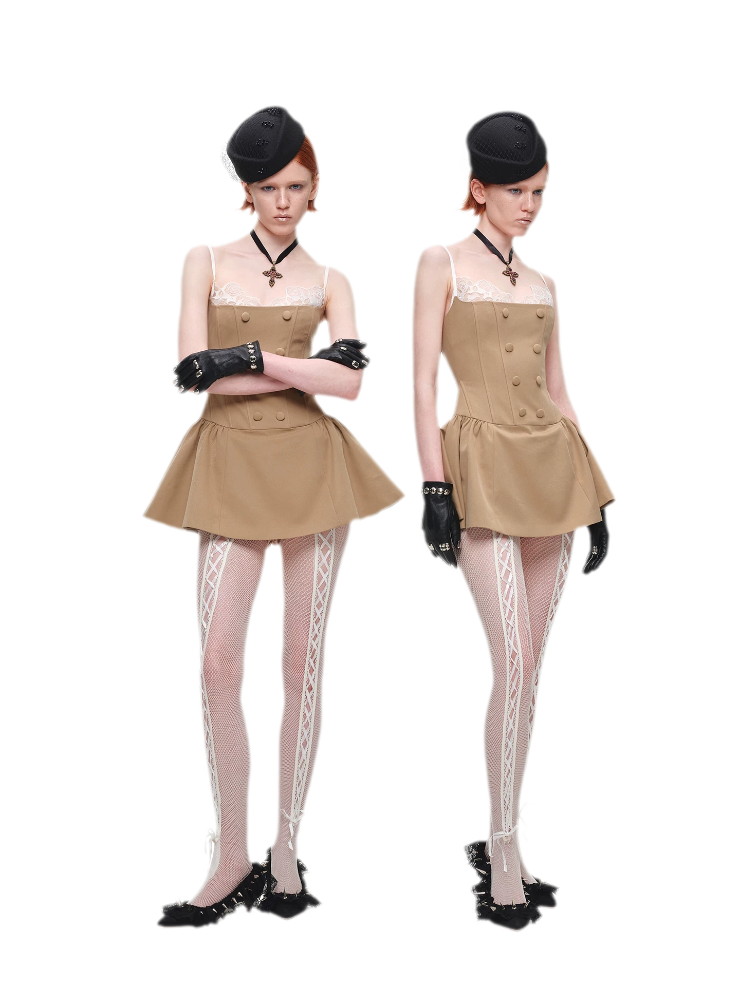 Lace Boned Cami Dress