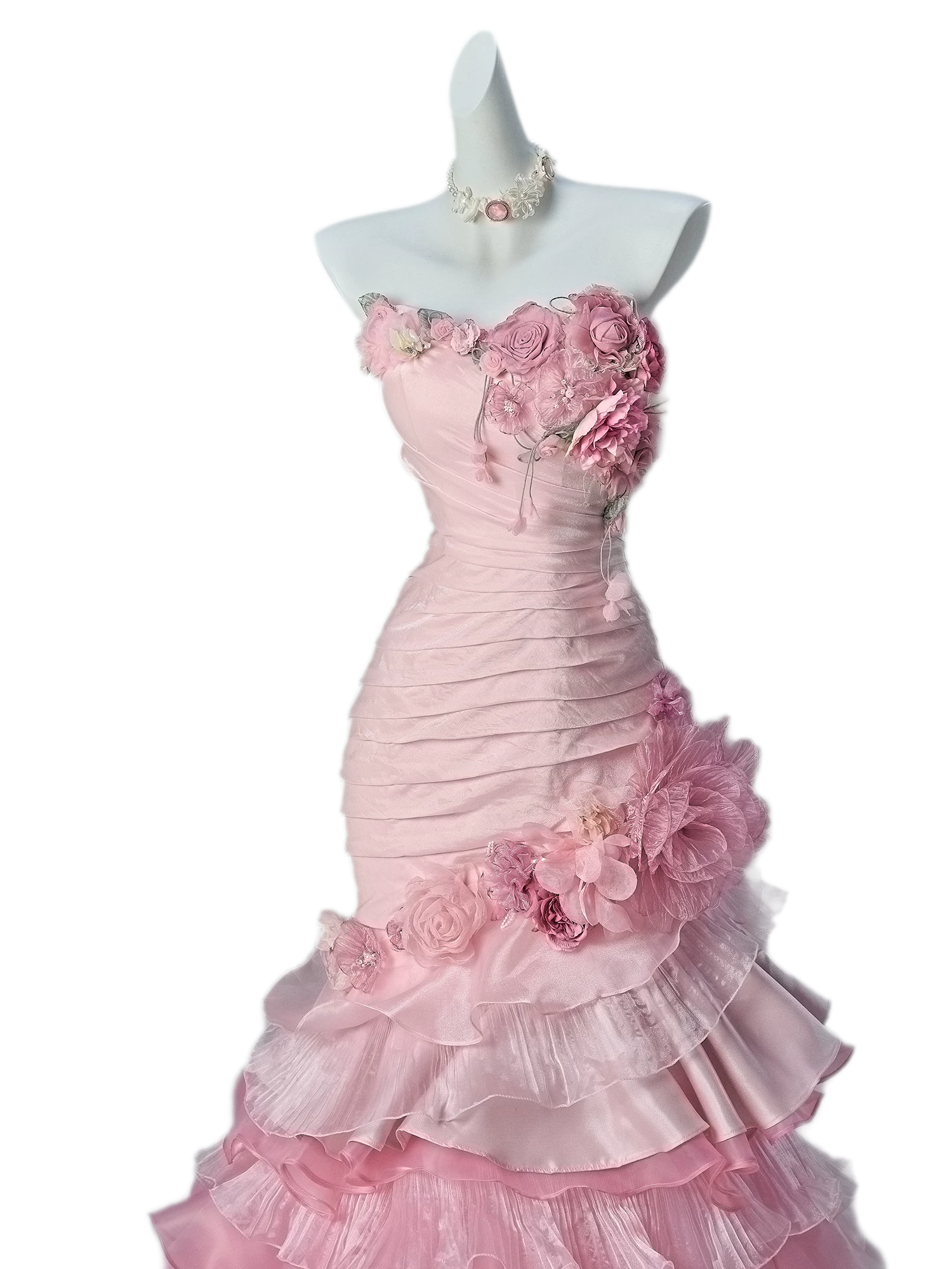 Flooded Rose Princess Gown