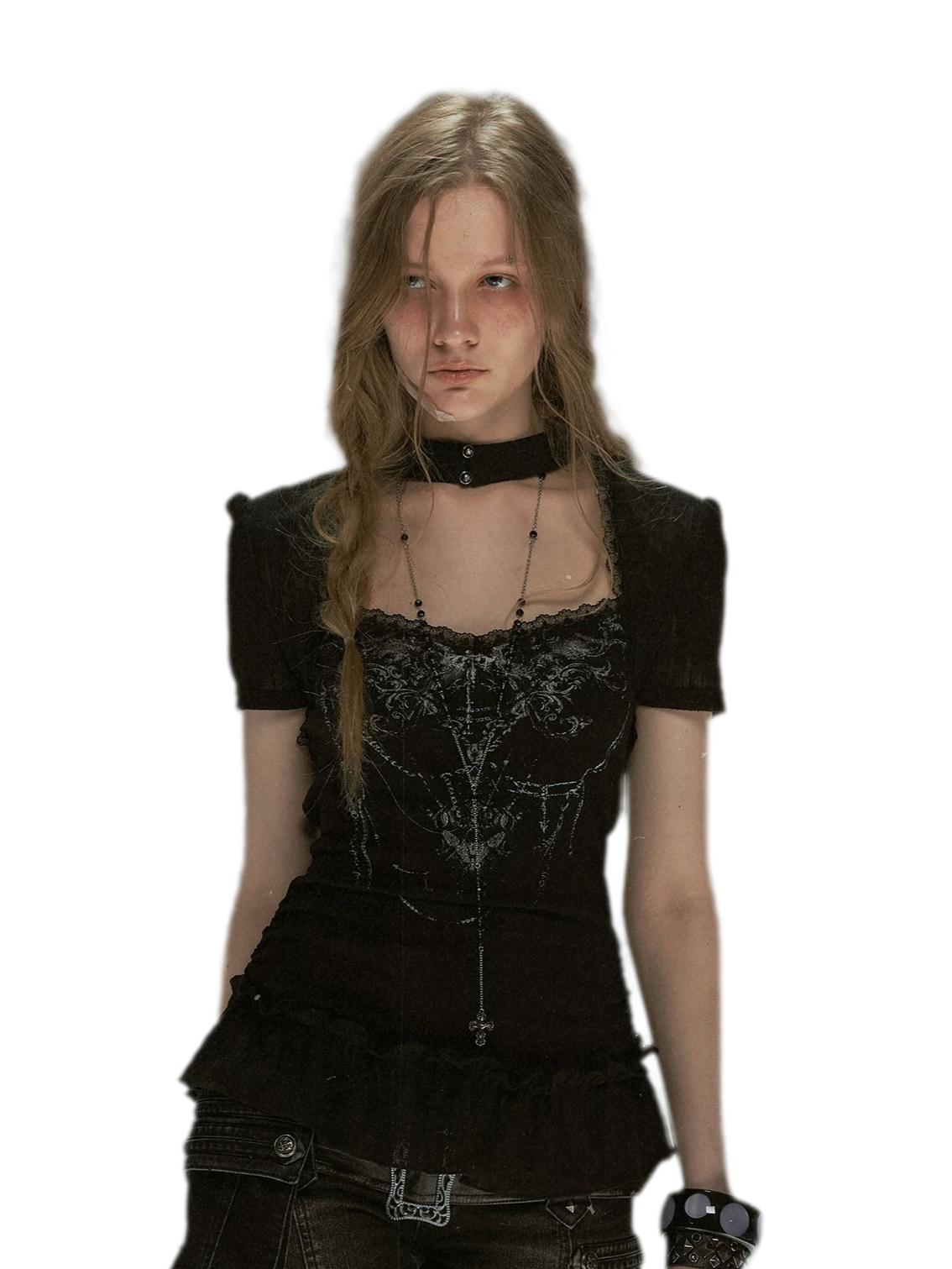 Butterbone Gothic Lace Top