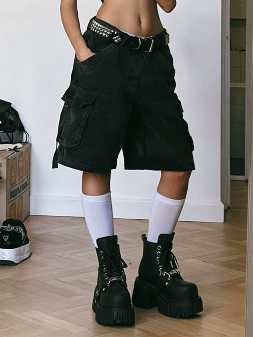 Gothic Platform Ankle Boots