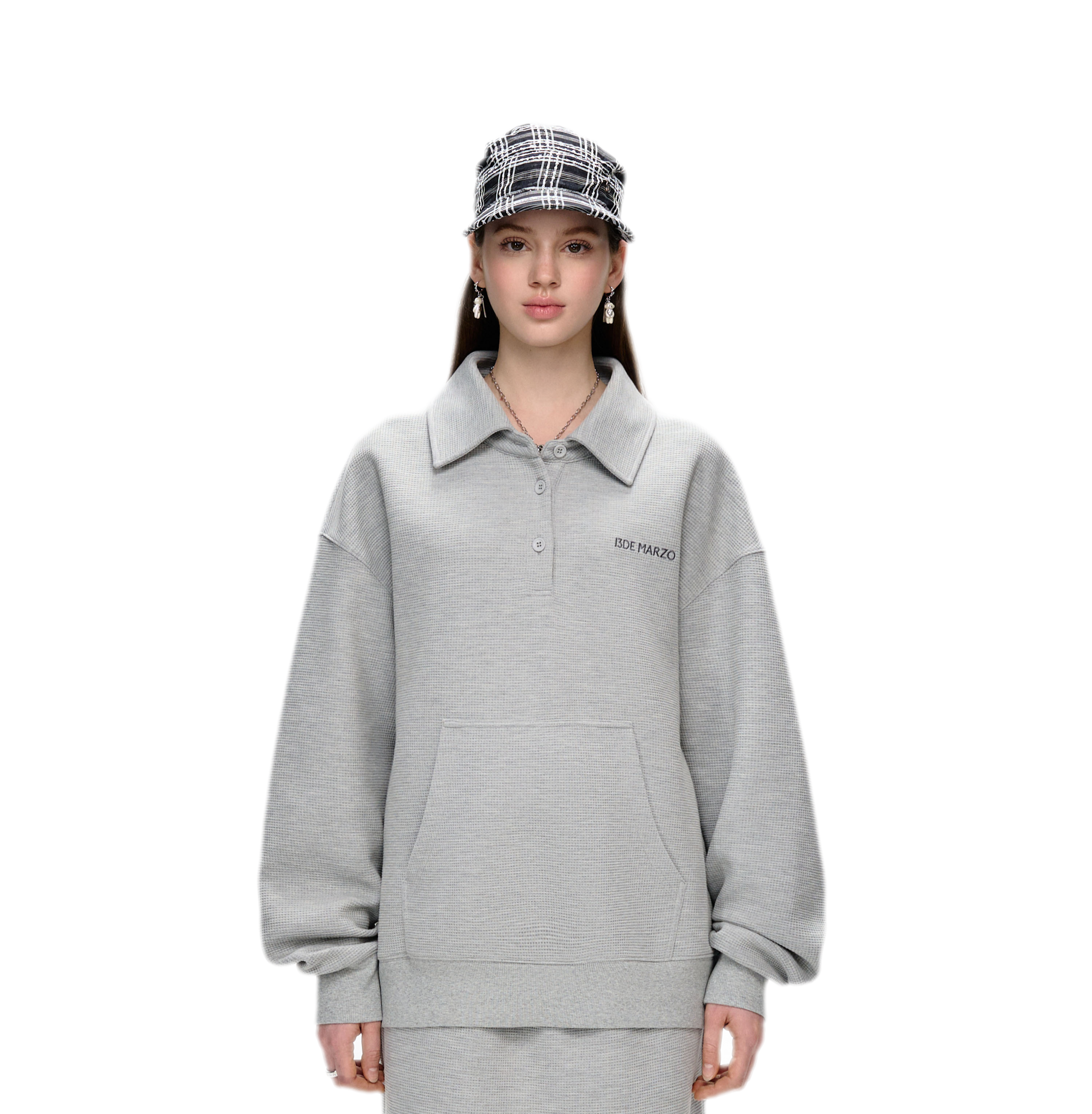 Polo Waffle Doll Hoodie