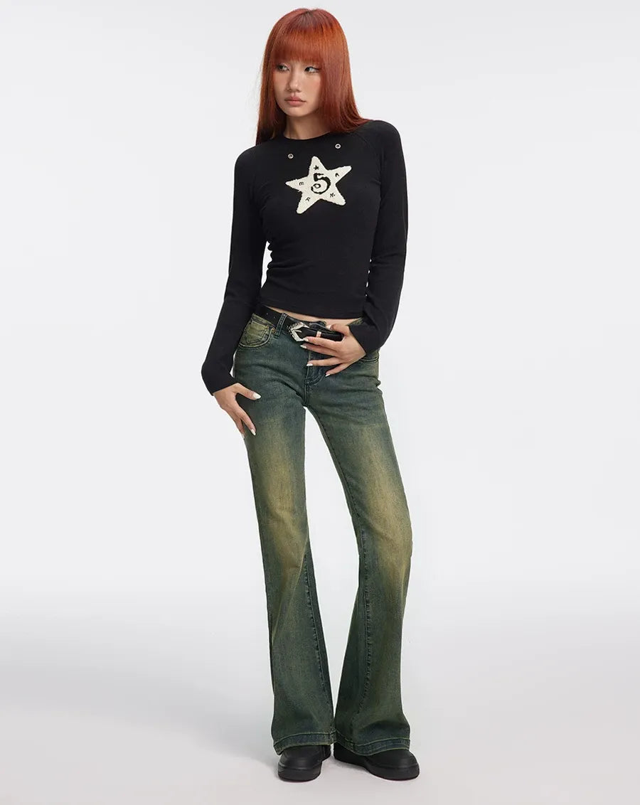 Vintage Micro-Flare Jeans