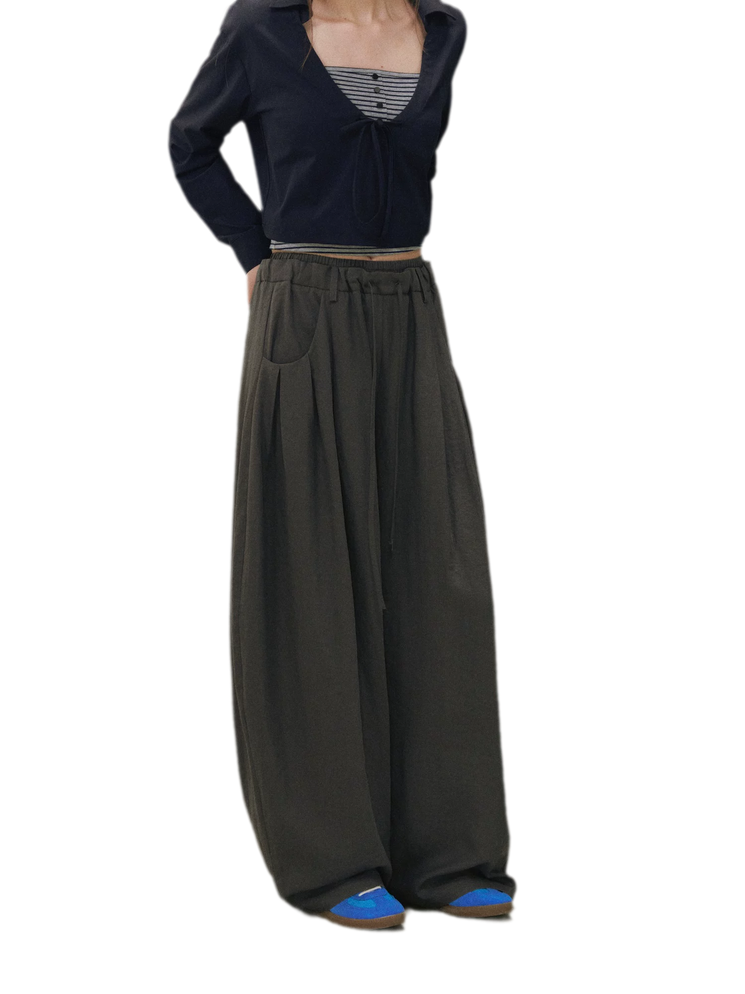Drawstring Bubble Pants
