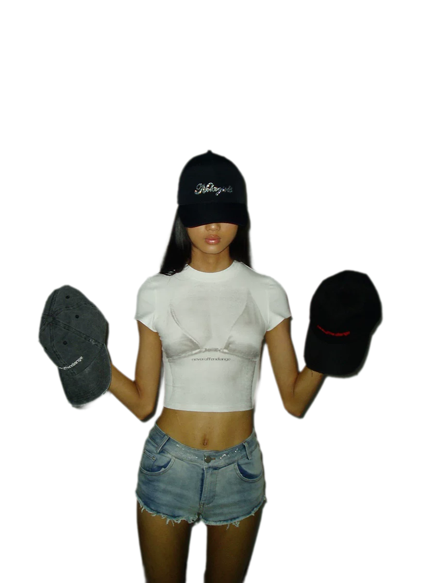 Crystal Silk Rhinestone Cap
