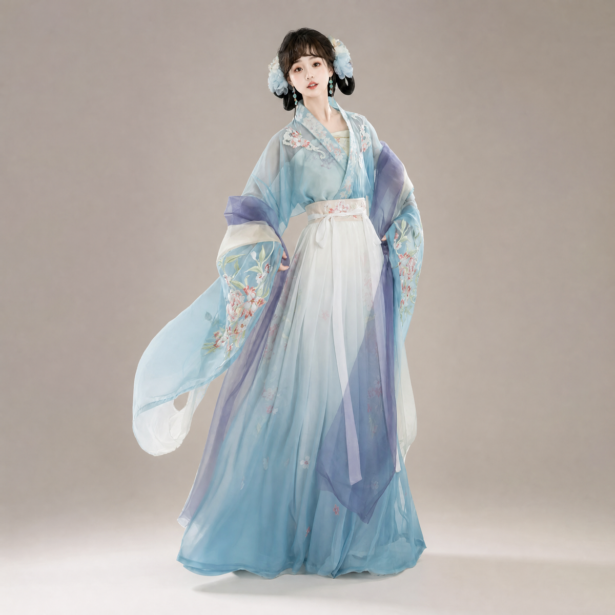 花鸢月 Flower Kite Moon Dress Set