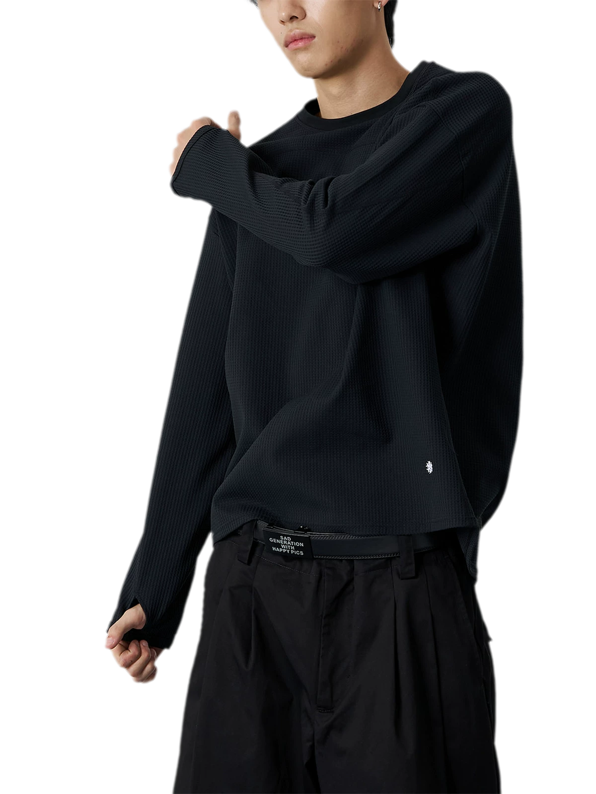 Sorona Waffle Long-Sleeve Top
