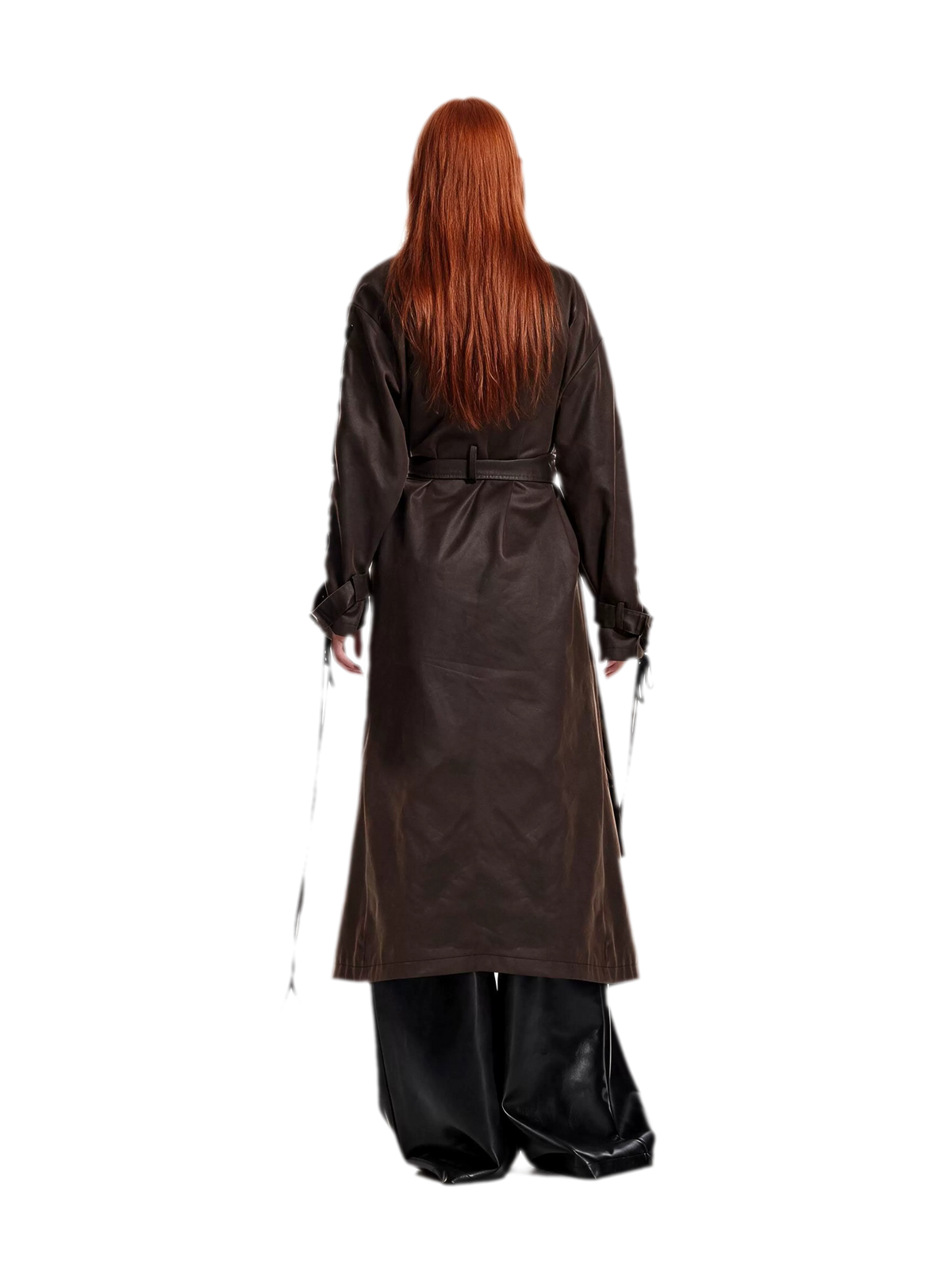 Distressed Punk Trench Coat