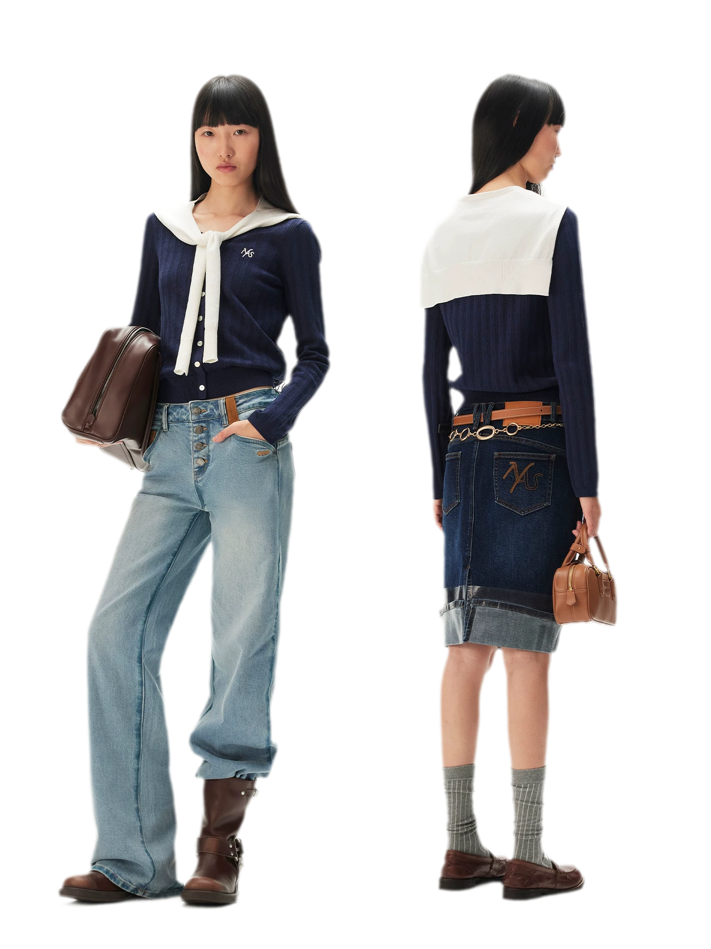 Textured Openwork Knit Cardigan