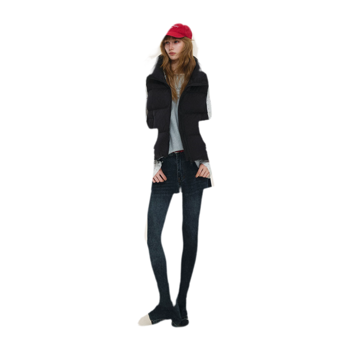 Lightweight Stand Collar Down Vest
