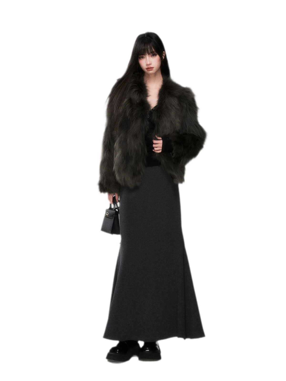 Crown-Grade Fox Fur Jacket