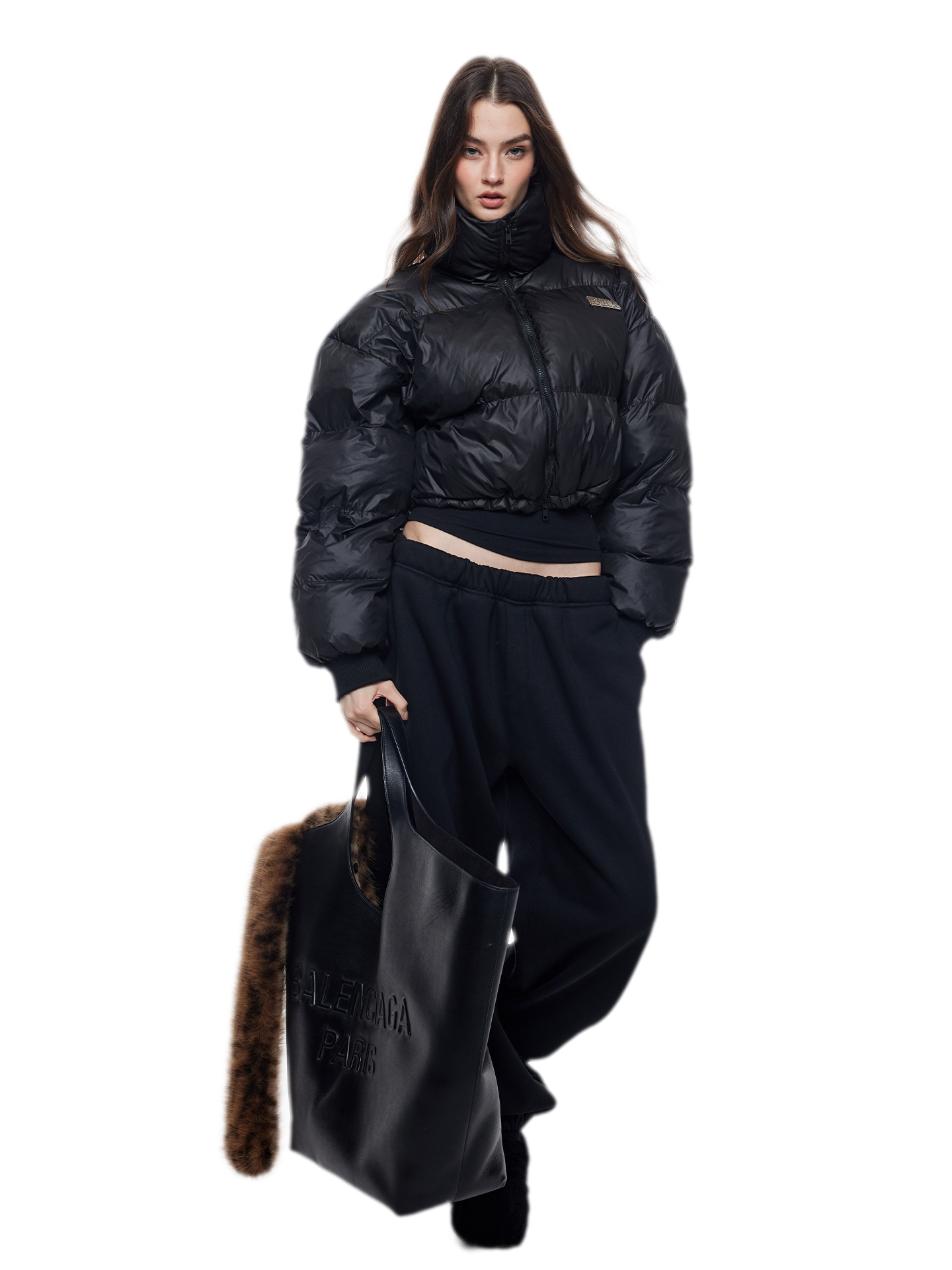 Two-Tone Baggy Sweatpants