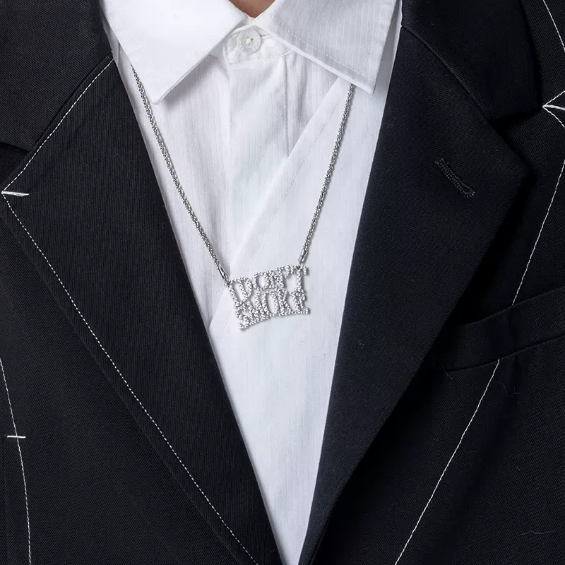 Limited Edition Logo Platinum Zircon Bracelet