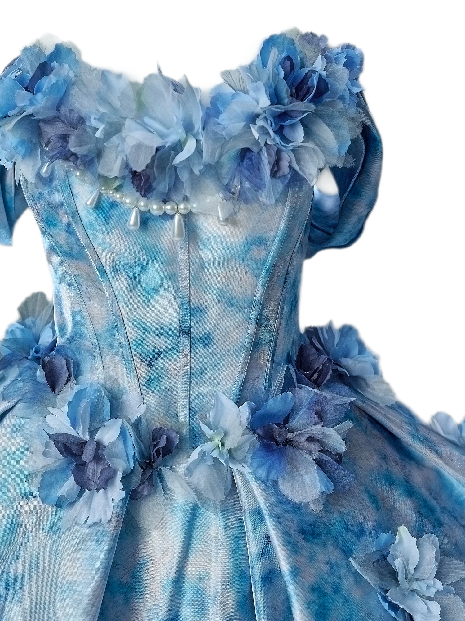 Nayi Floral Ball Gown