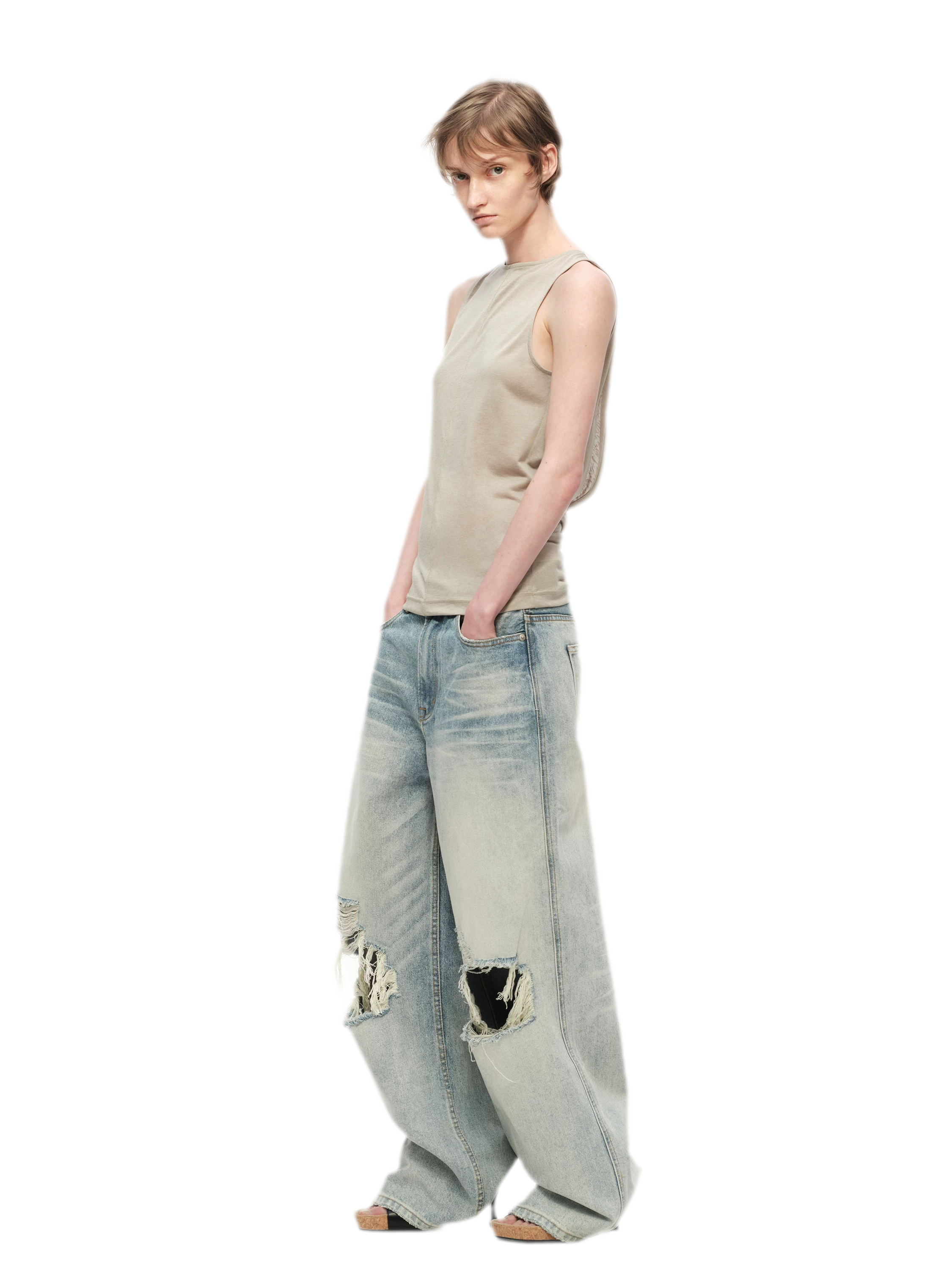 Snowflake Lyocell Back Tank