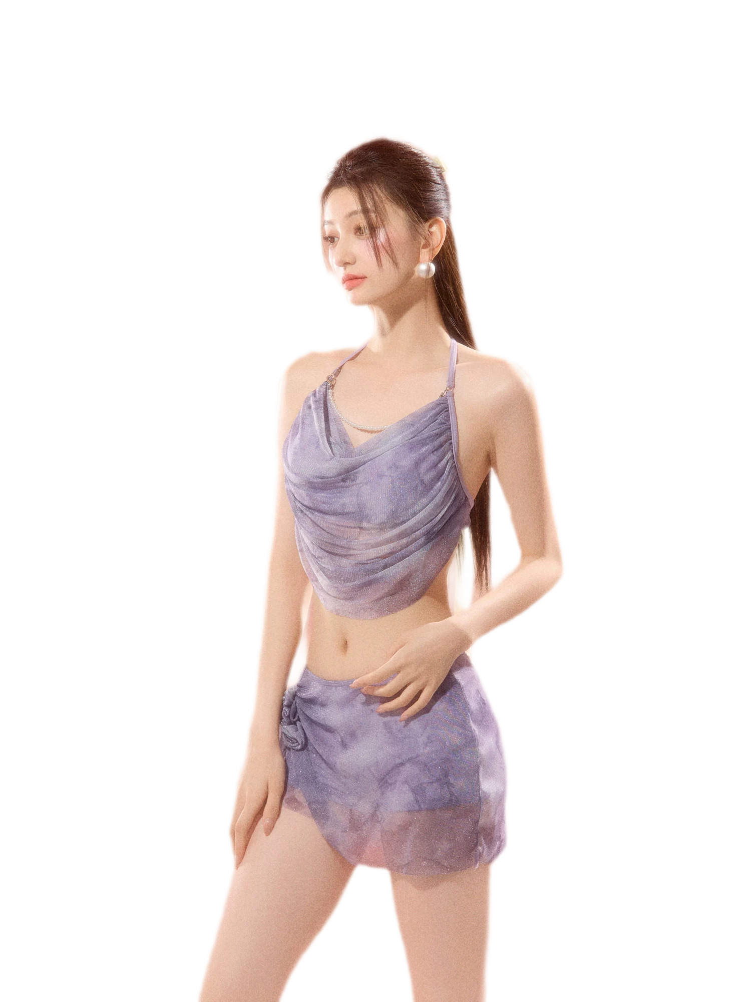Ruched Two-Piece Swimsuit