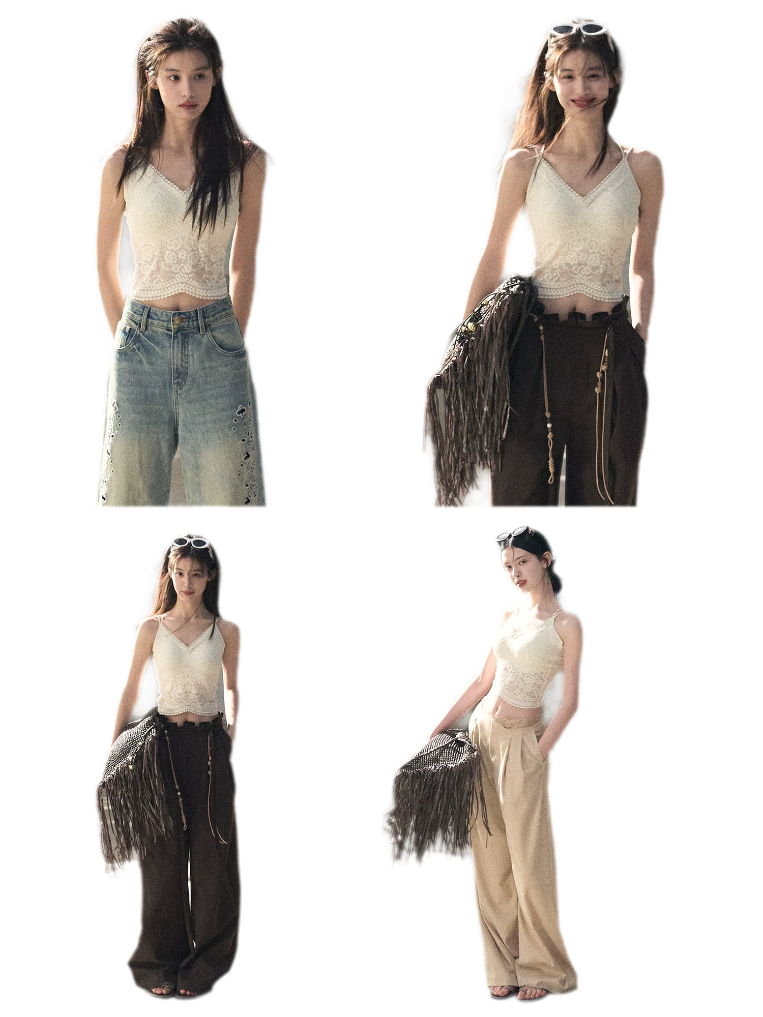 Lace Slim Camisole Top