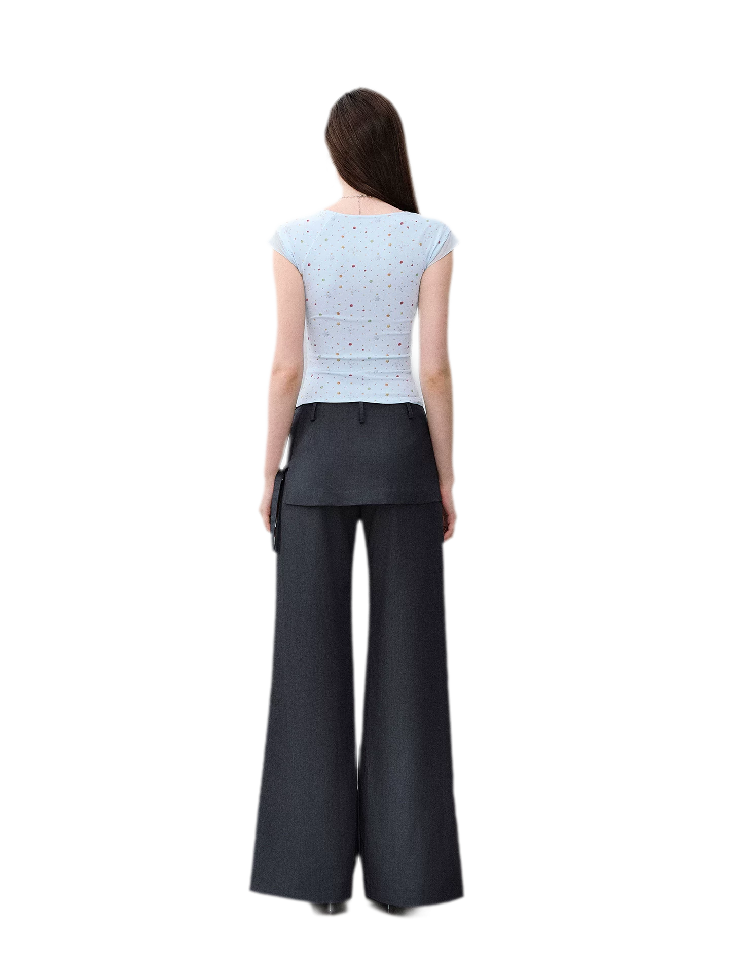 Riveted Wide-Leg Pants