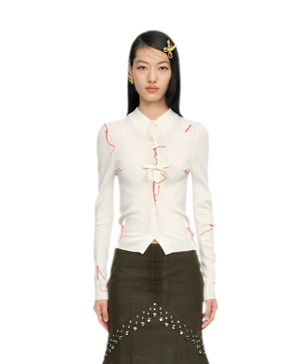 Elegant Knit Top with Pleat Details