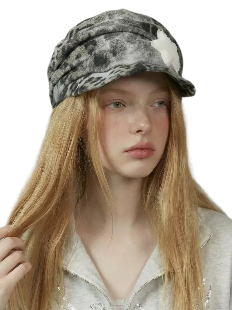 Washed Camouflage Star Patch Hat