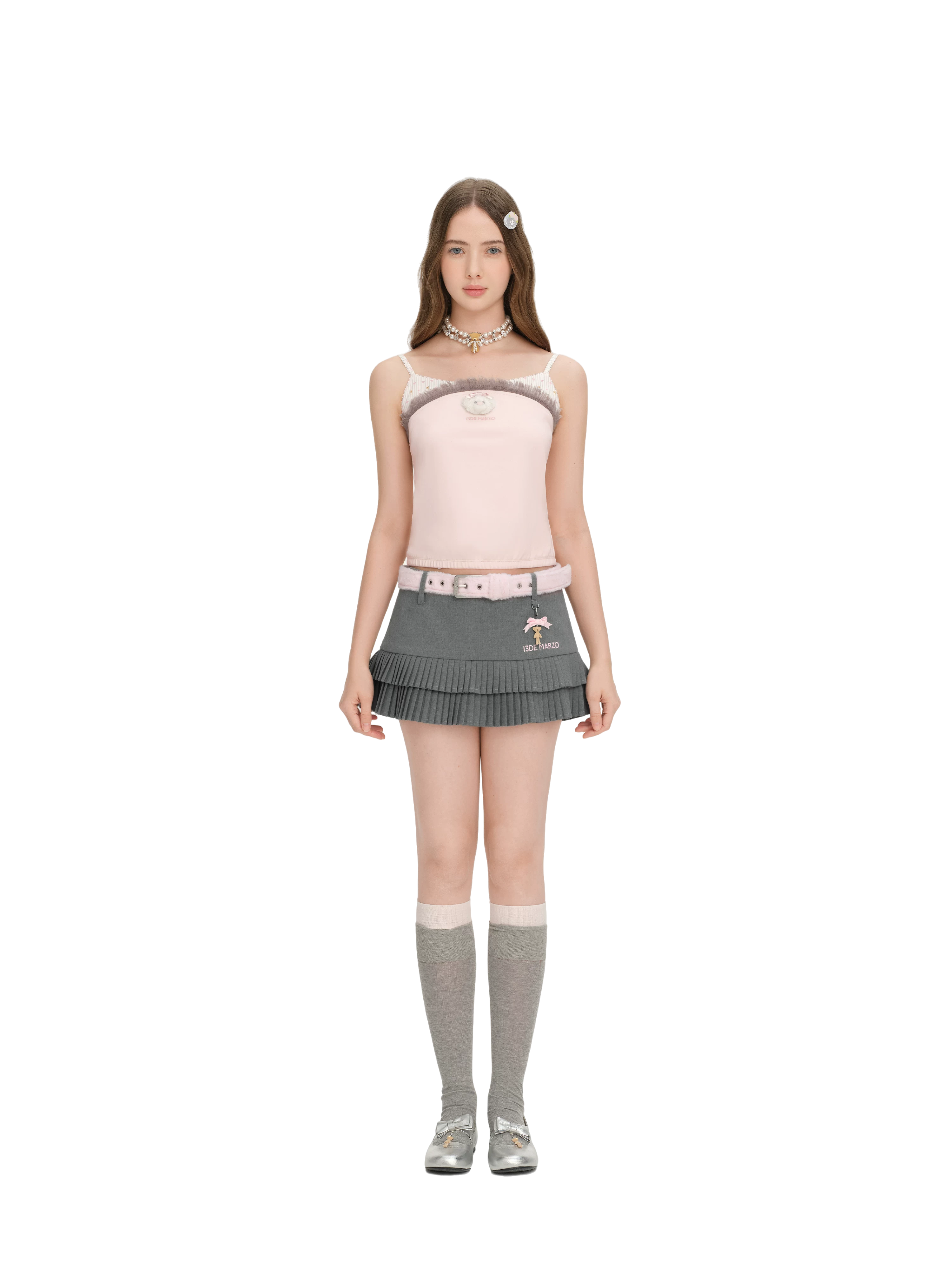 Two-Layer Tassel Camisole Vest