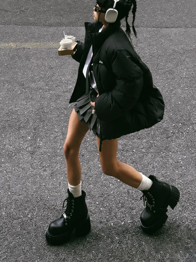 Gothic Platform Ankle Boots