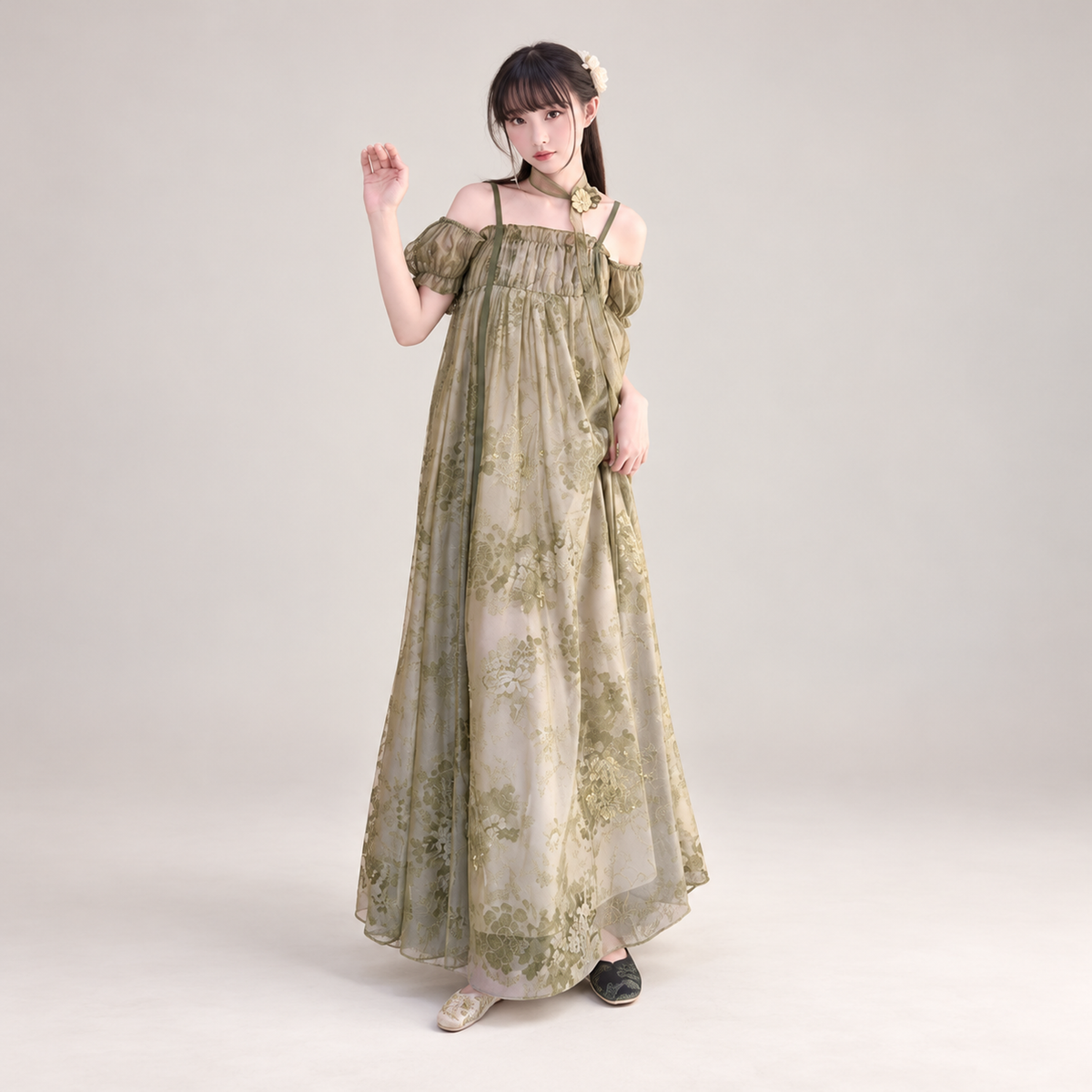 万象镜-西安博物院联名 Myriad Mirror Embroidered New-Chinese Floral