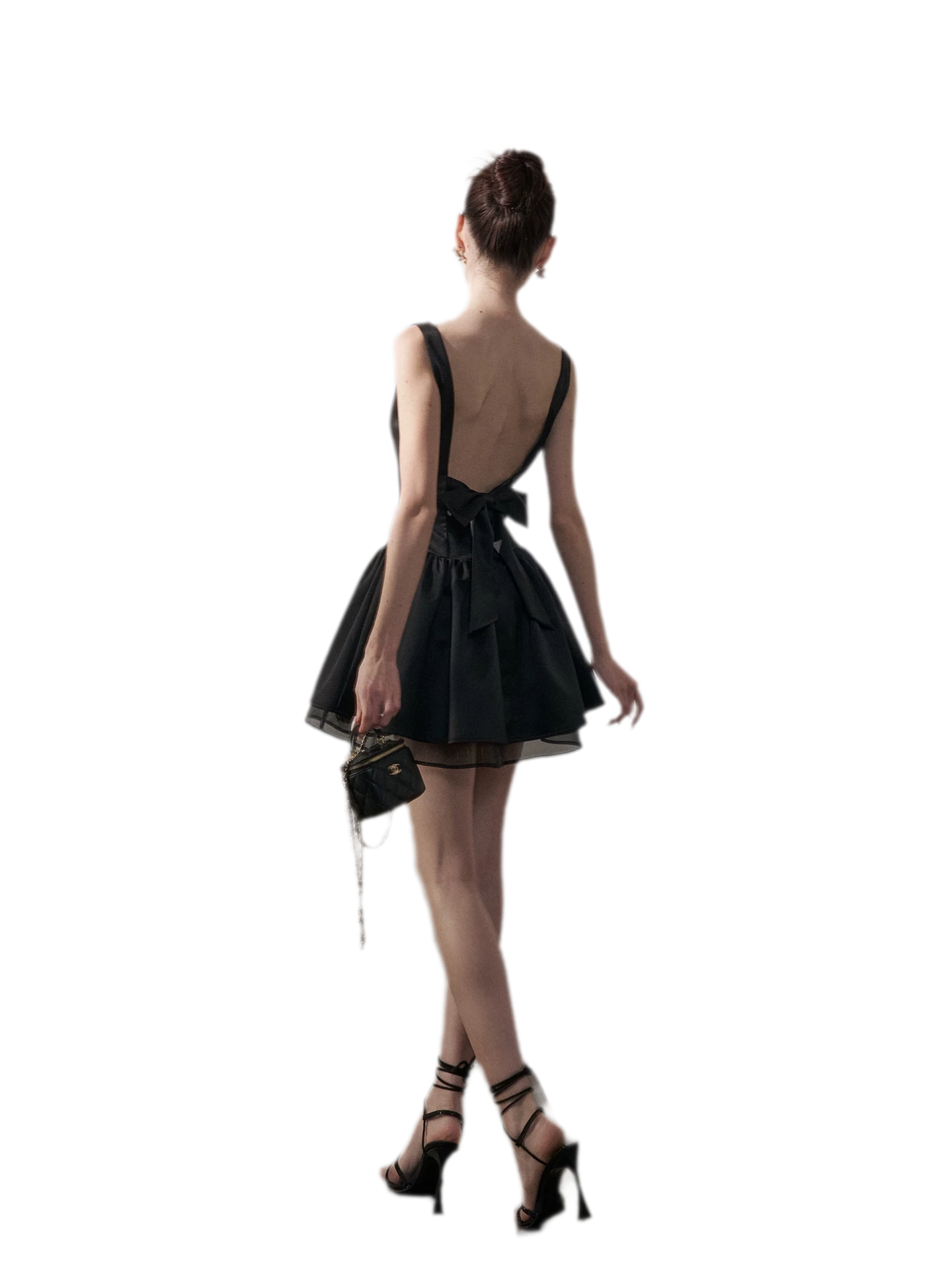 Bow Back Mini Dress