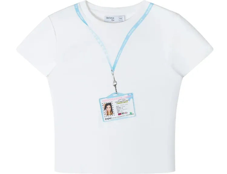 Graphic Print Short T-Shirt
