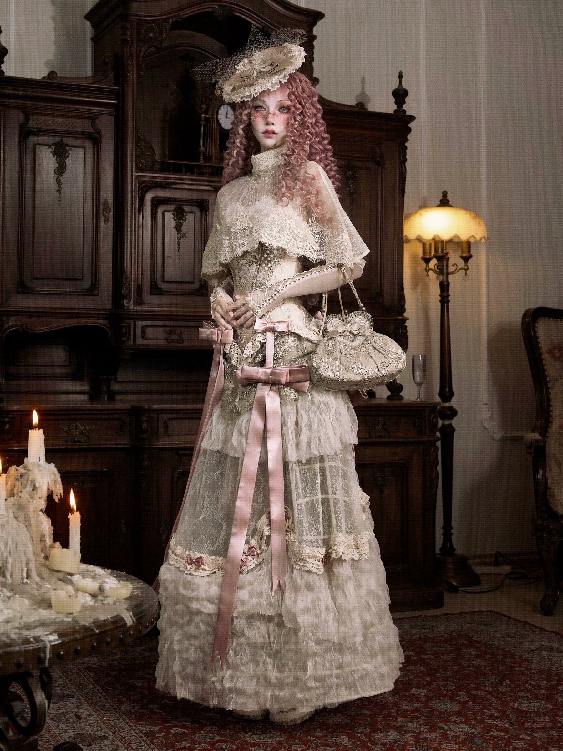 Lace Victorian Cape Top