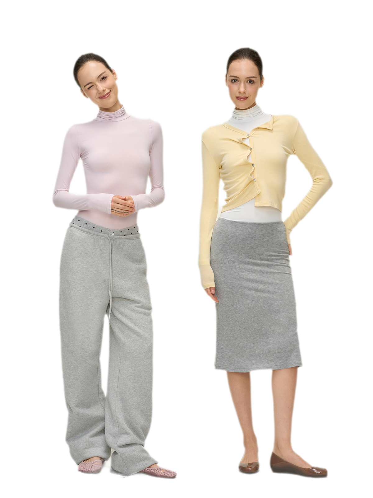 Brushed High-Neck Top