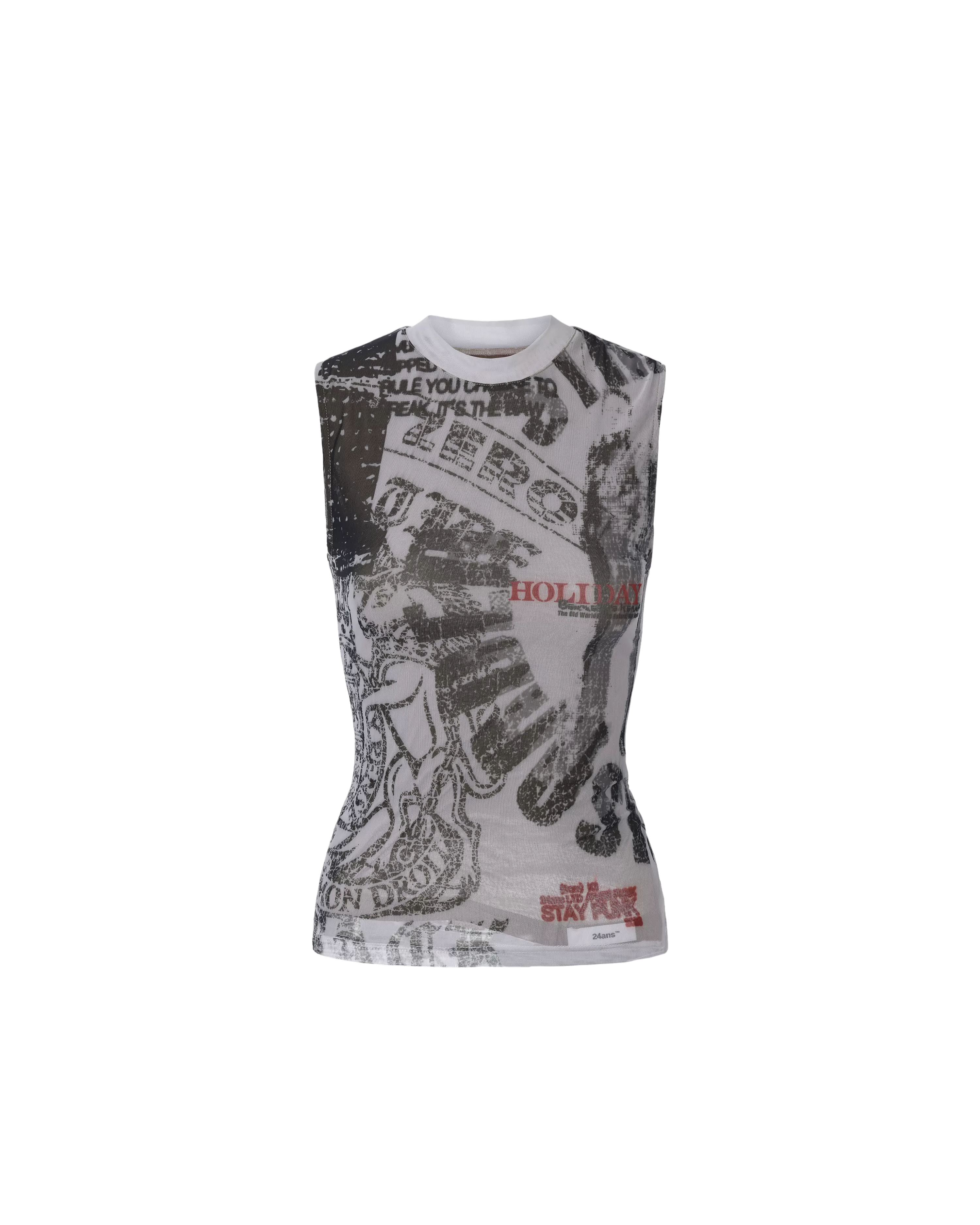 Street Style Printed Tank Top
